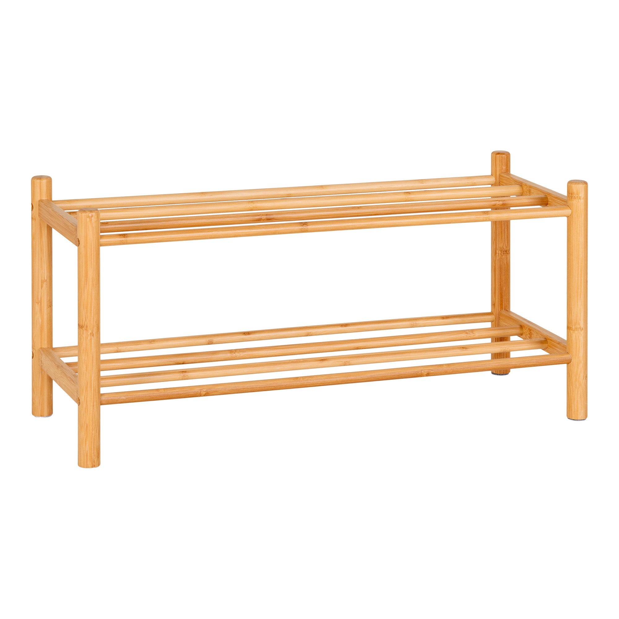 Manaus Shoe Rack - Shoe rack, bamboo, natural 70x27x33 cm