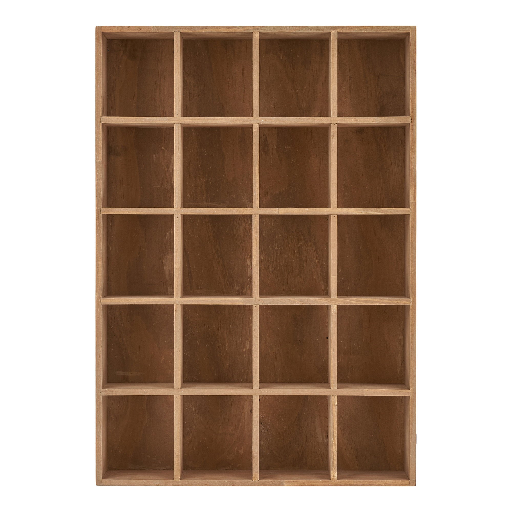 Mooswandregal - Wandregal, Kiefernholz, natur 44x10x63 cm