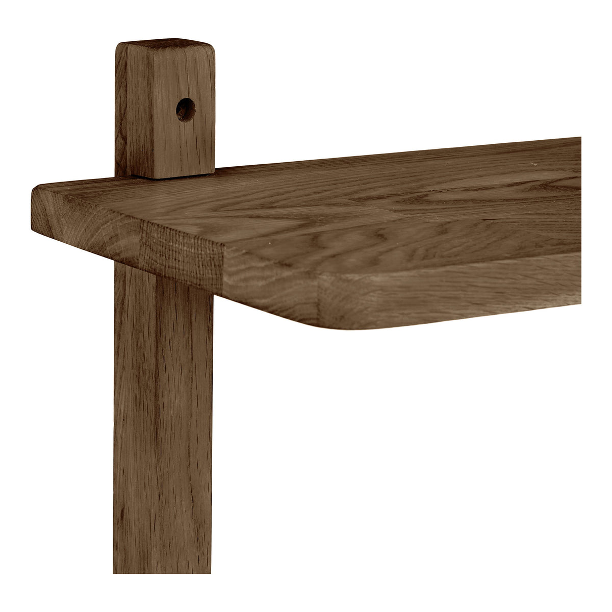 Wandrek Townsville – eikenhout, donkerbruin, 50x20x75 cm