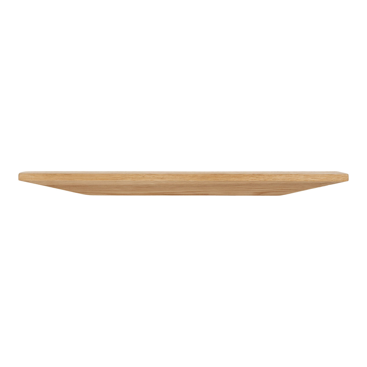 Wandplank Calcata – eikenhout, naturel, 42,5x14,5 cm