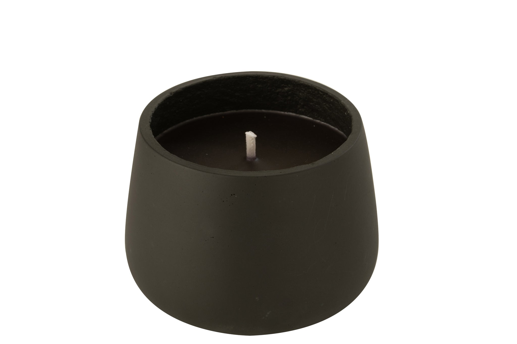 Outdoor Candle Cement Black Medium 31H