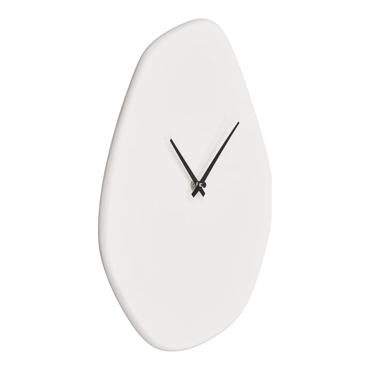 Wandklok Vienna – cement, off-white, 28x33 cm