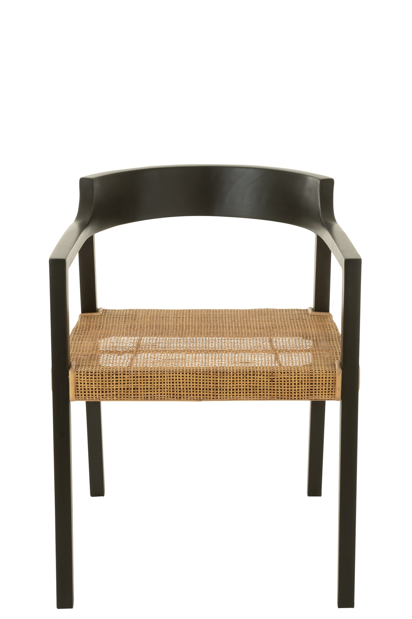 Chair Emma Teak Black/Brown