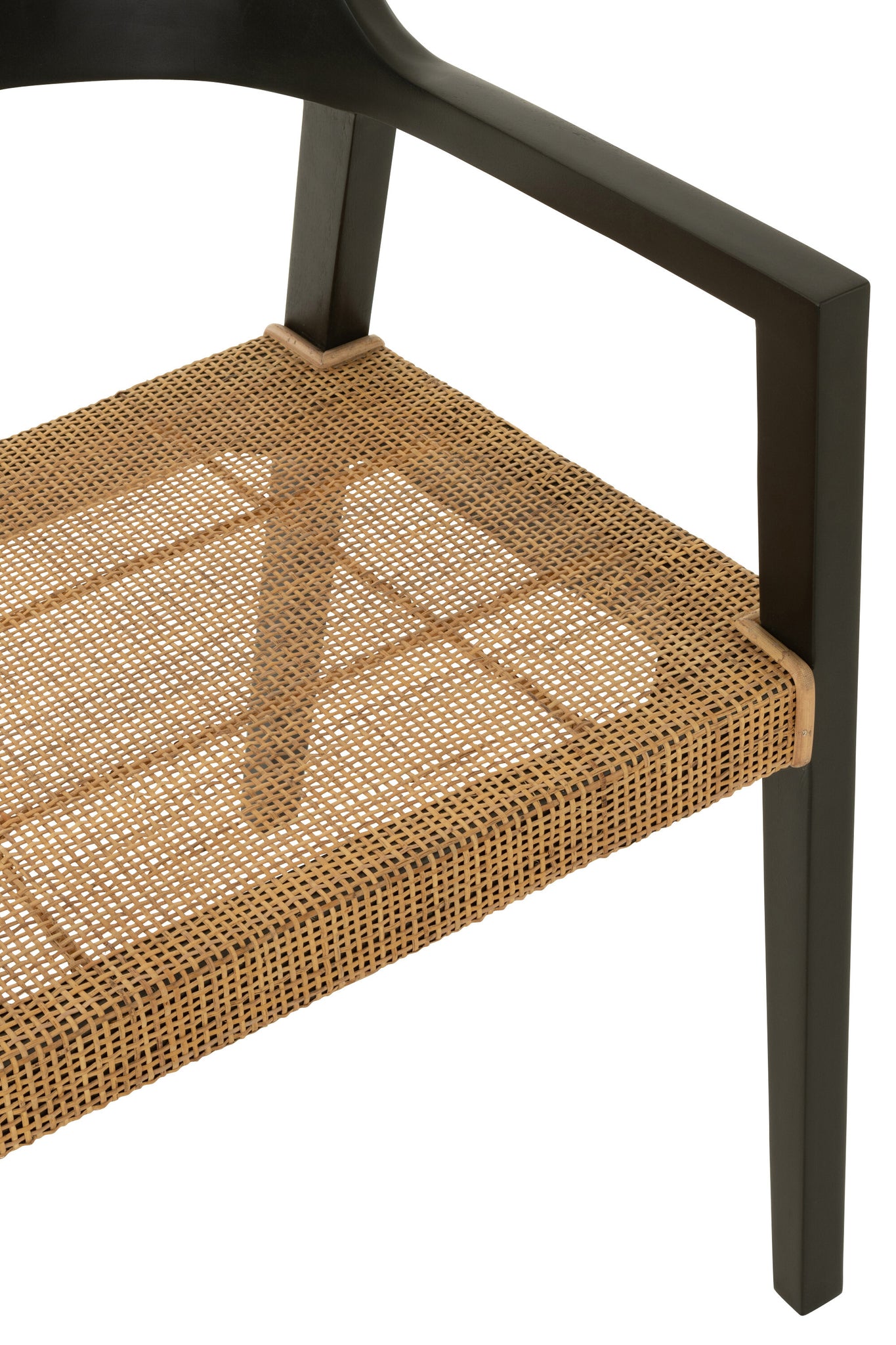 Chair Emma Teak Black/Brown