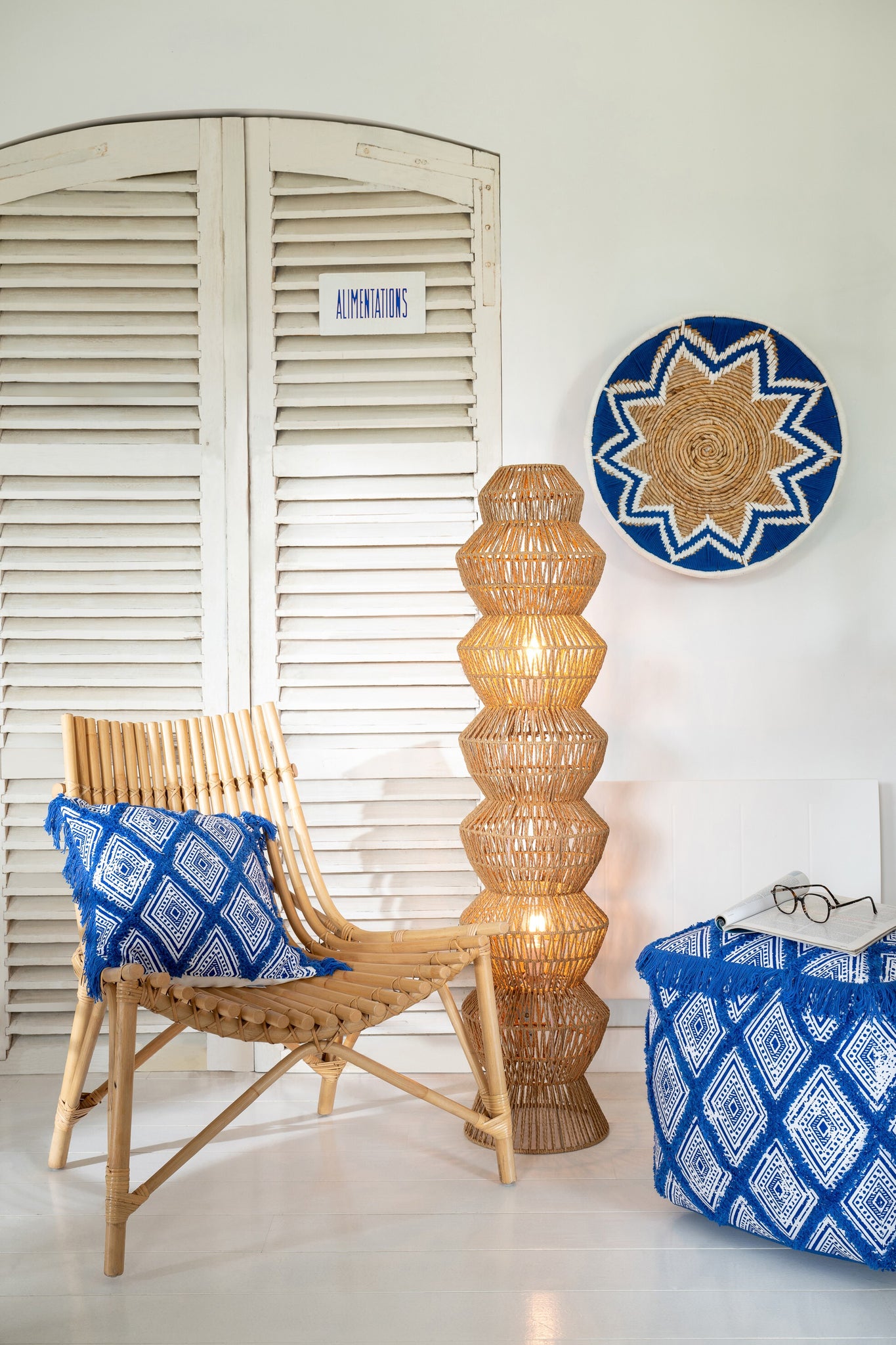 Stuhl Rattan Natur