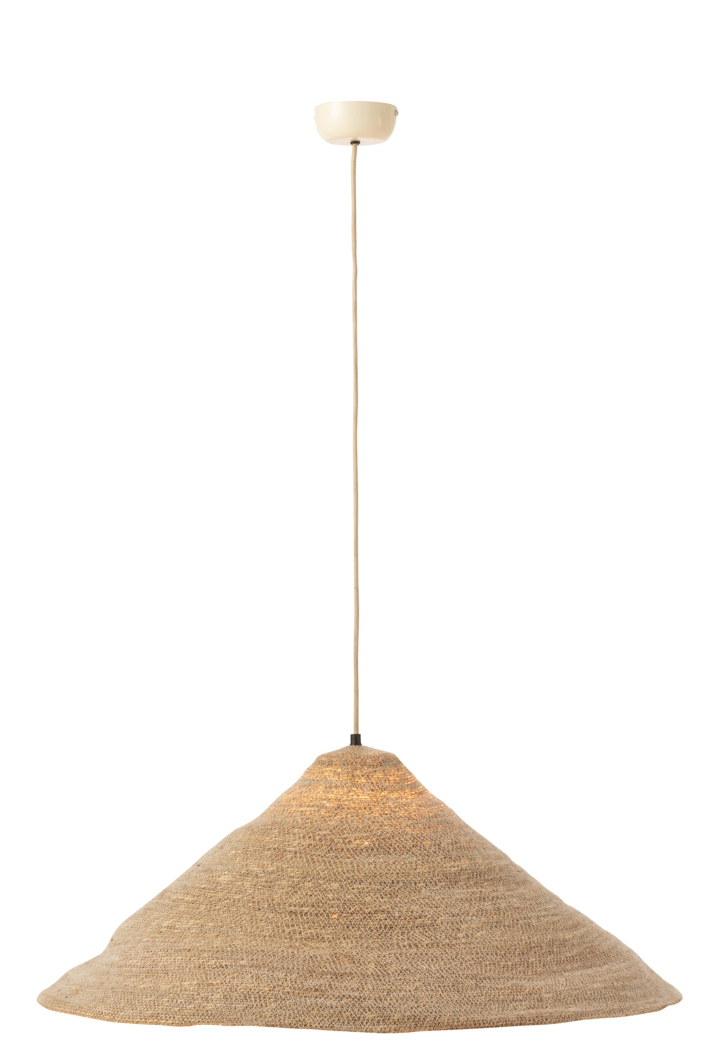 Hanging Lamp Hat Moonj Grass Light Natural Large