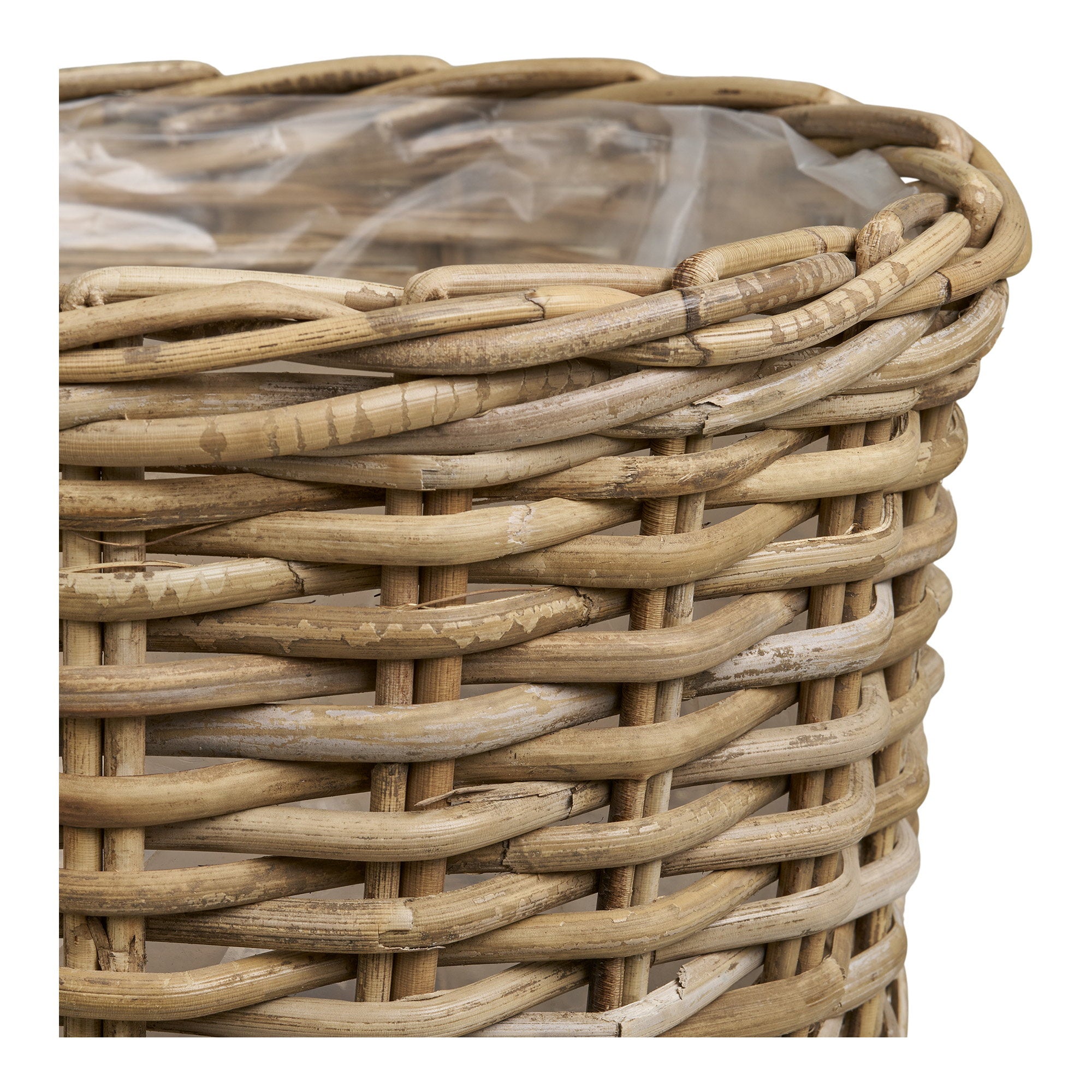 Kalak Baskets - Baskets, kubu rattan, natural set of 2