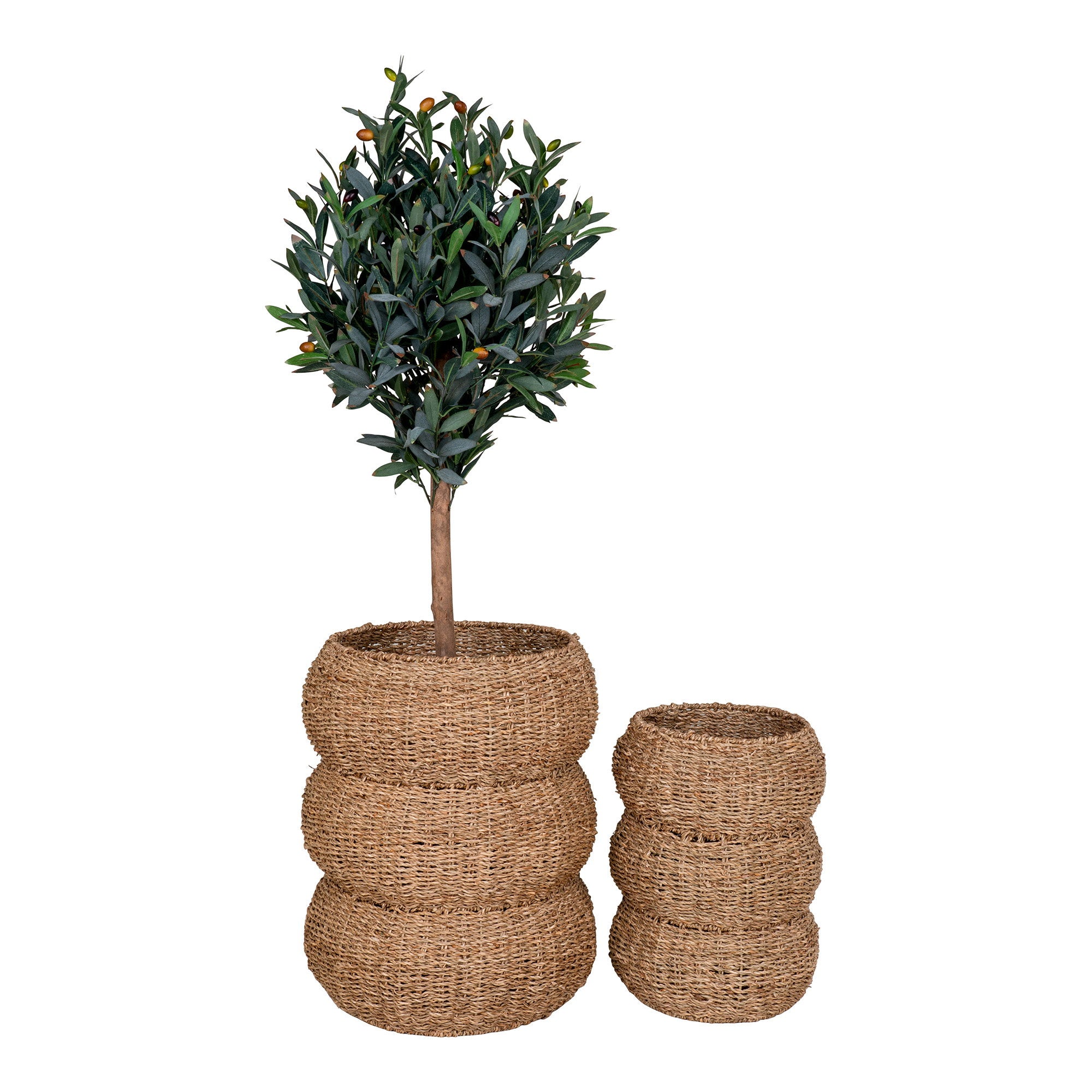 SARBAS BASKETS | SET VAN 2 | SEAGRASS NATUUR