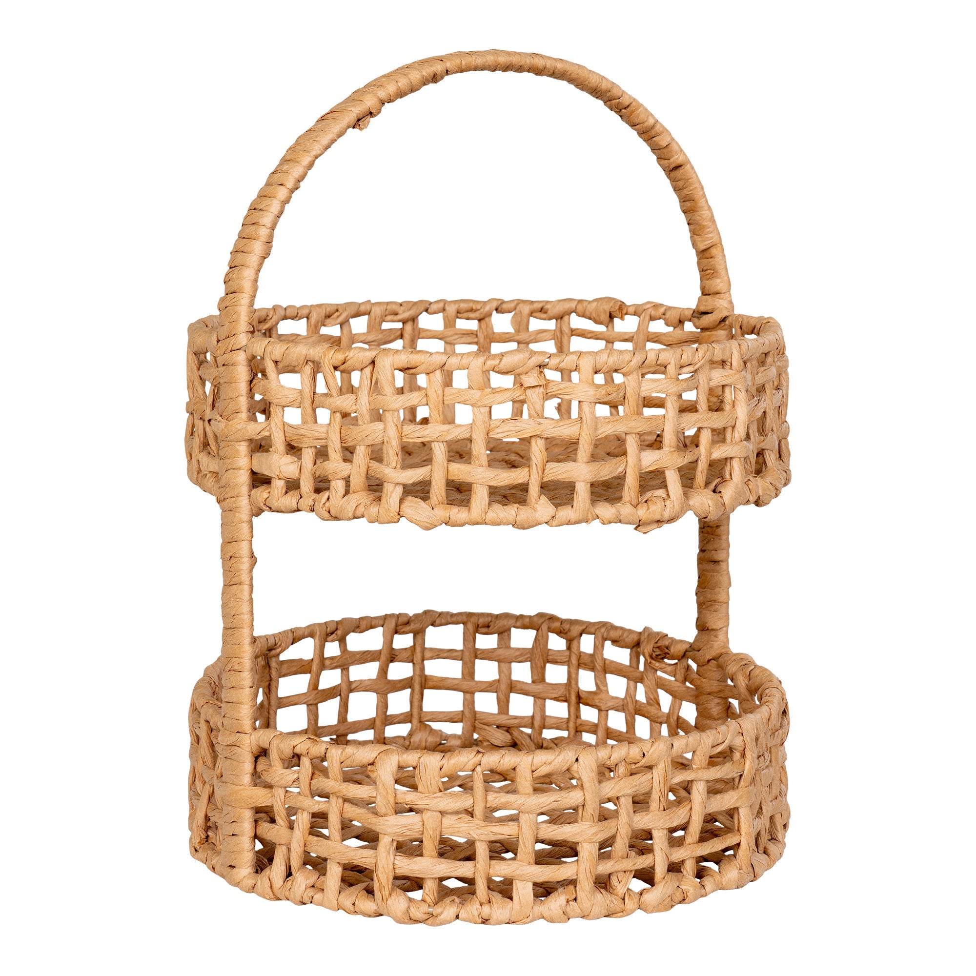 Anadia Tray - Tray, paper, natural ø29x39 cm
