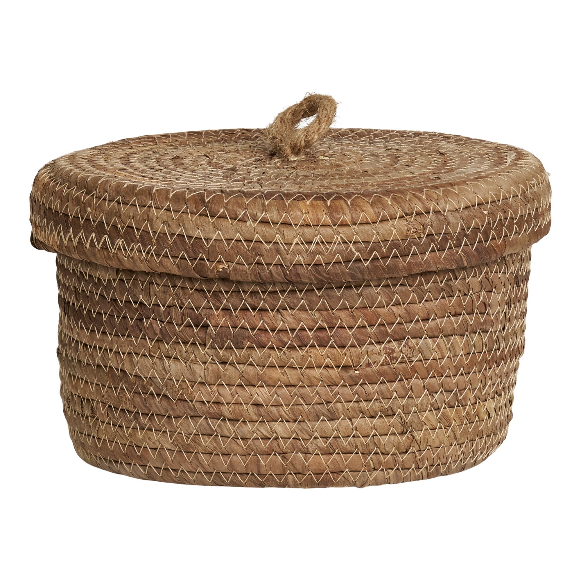 Desio Baskets - Baskets, banana leaf, natural set of 2