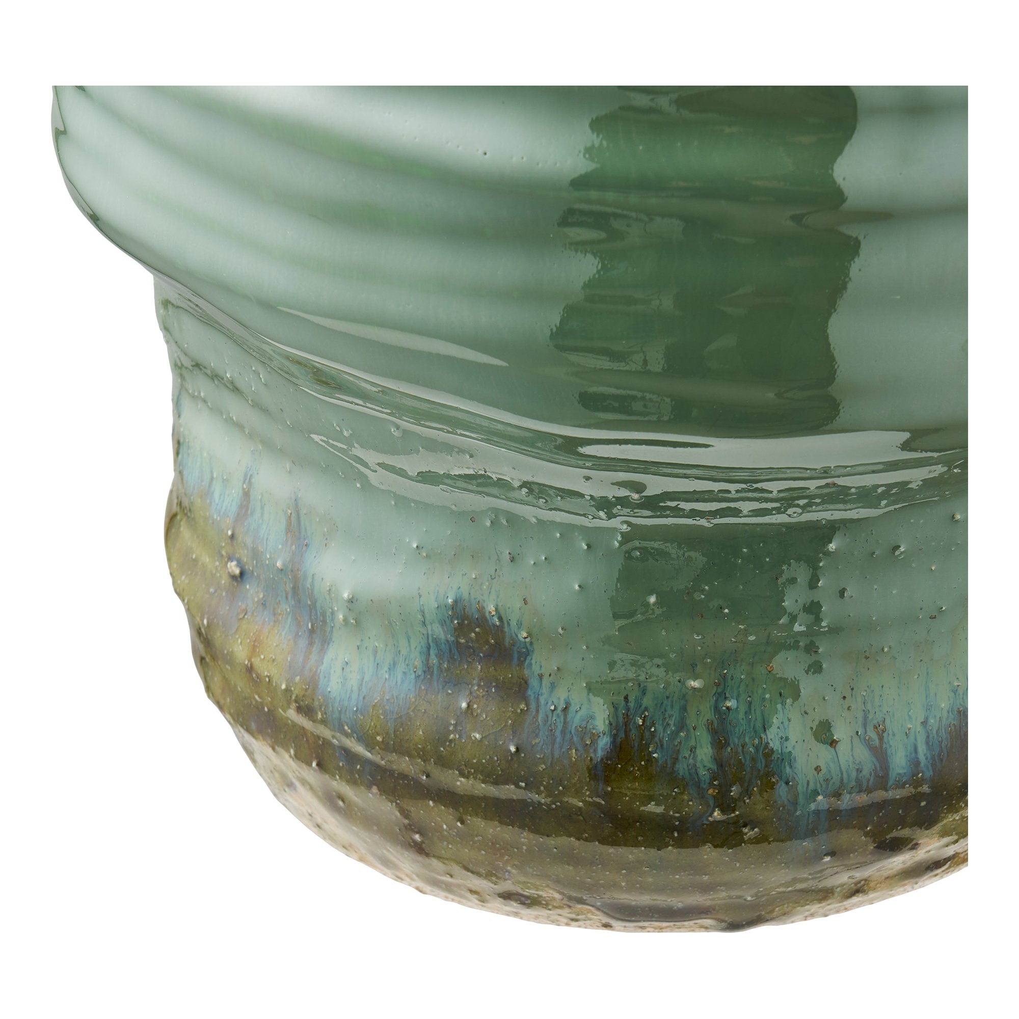 Vaas – keramiek, groen, ø22x34,5 cm