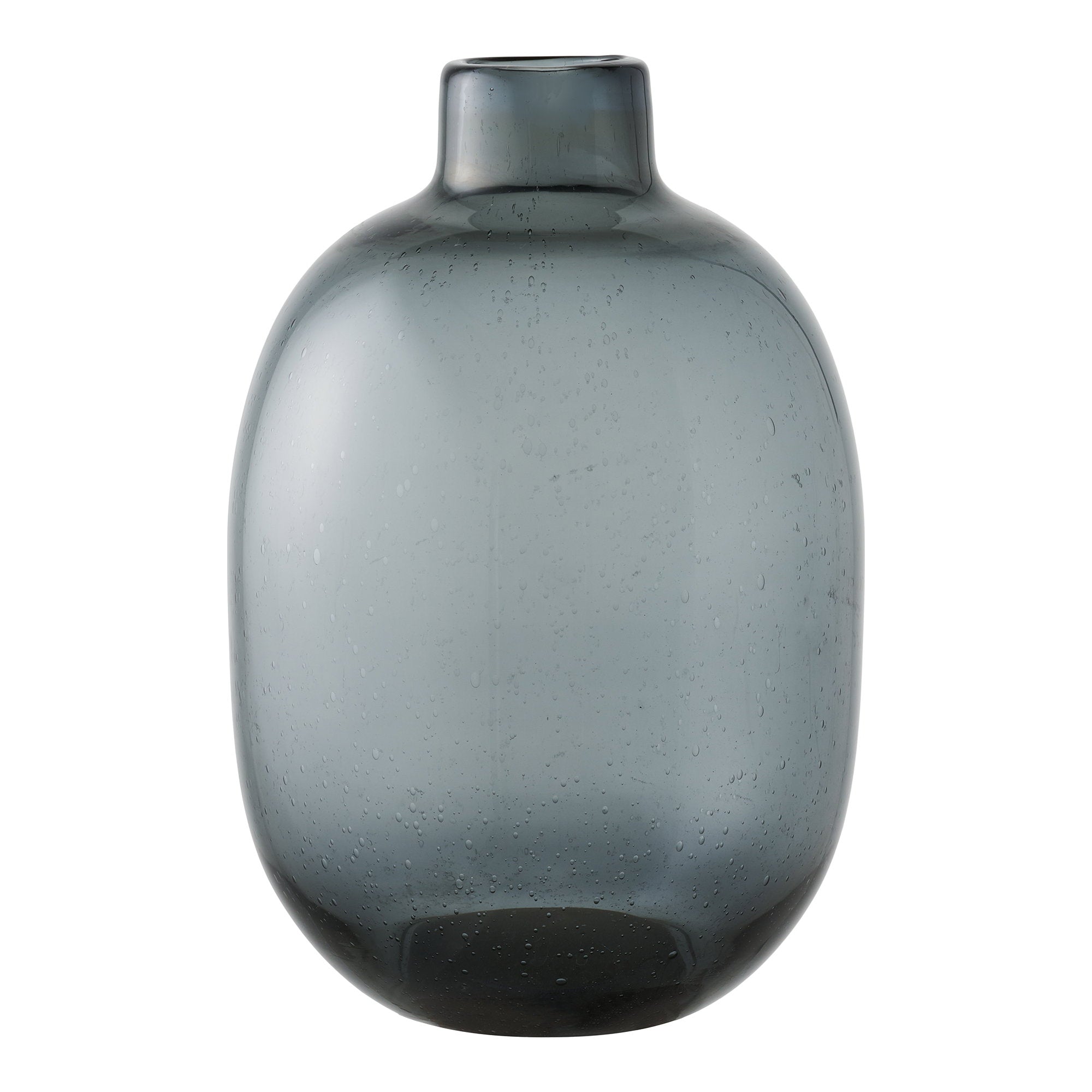 Vase - Vase, glass, smoked black ø23x35 cm