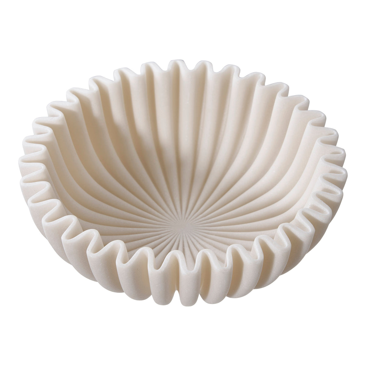 Schaal Bowl – polyresin, beige, ø20x6,5 cm