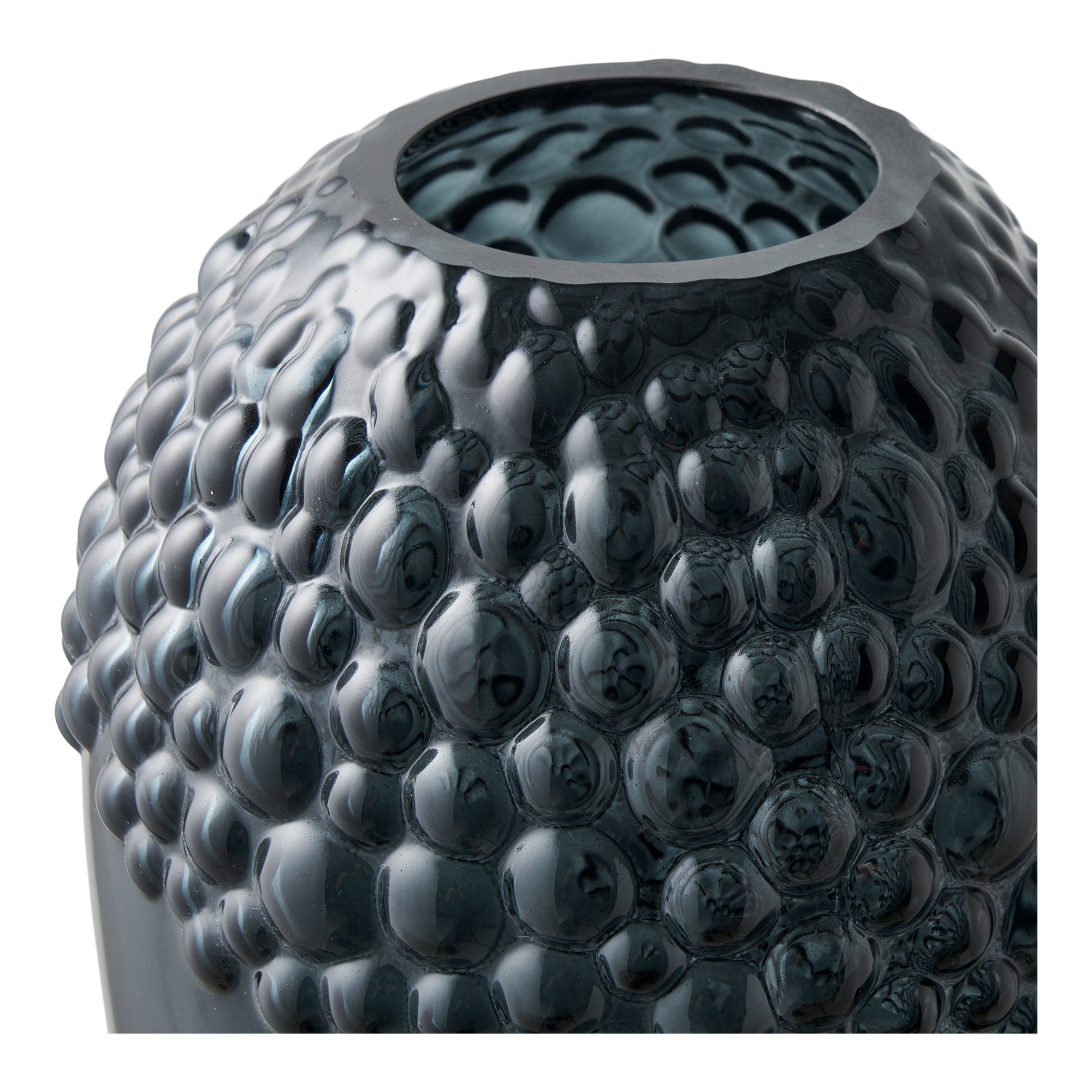Vase - Vase, glass, dark grey ø14x25 cm
