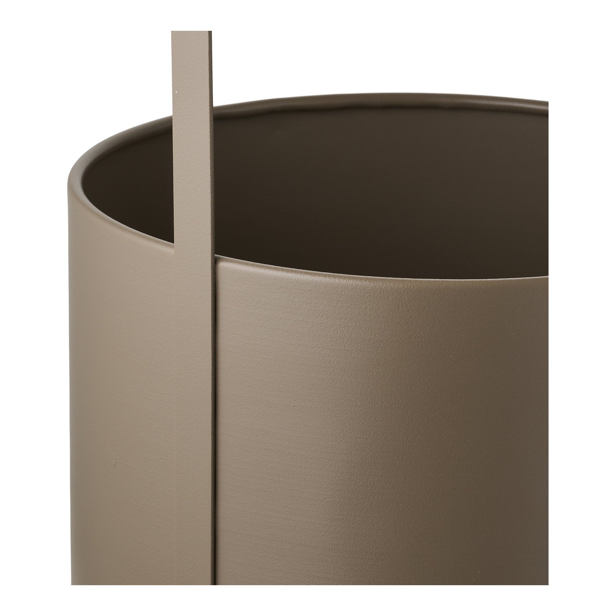 Flowerpot - Flowerpot, steel, brown set of 2