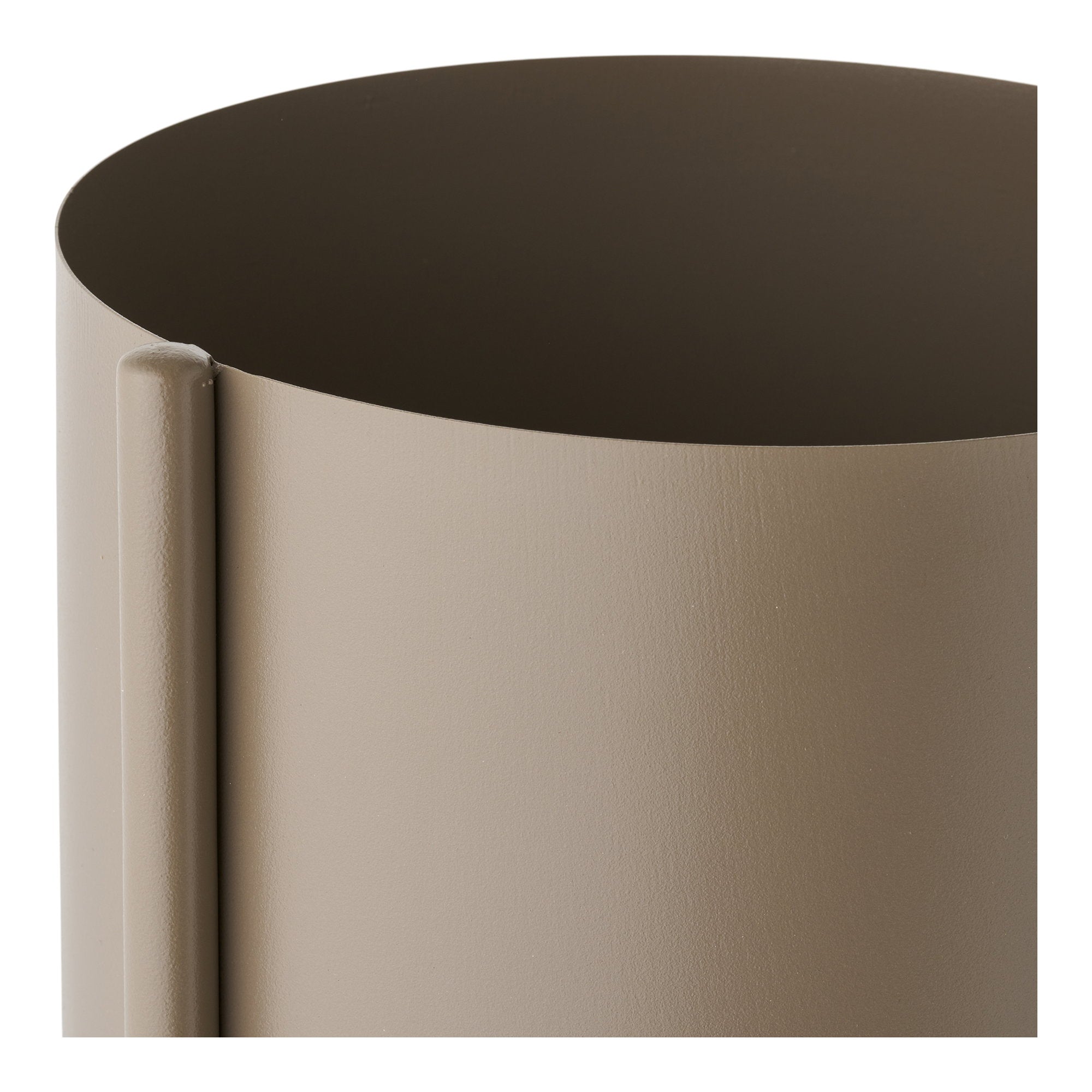 Flowerpot - Flowerpot, steel, brown 22,5x23x75,5 cm