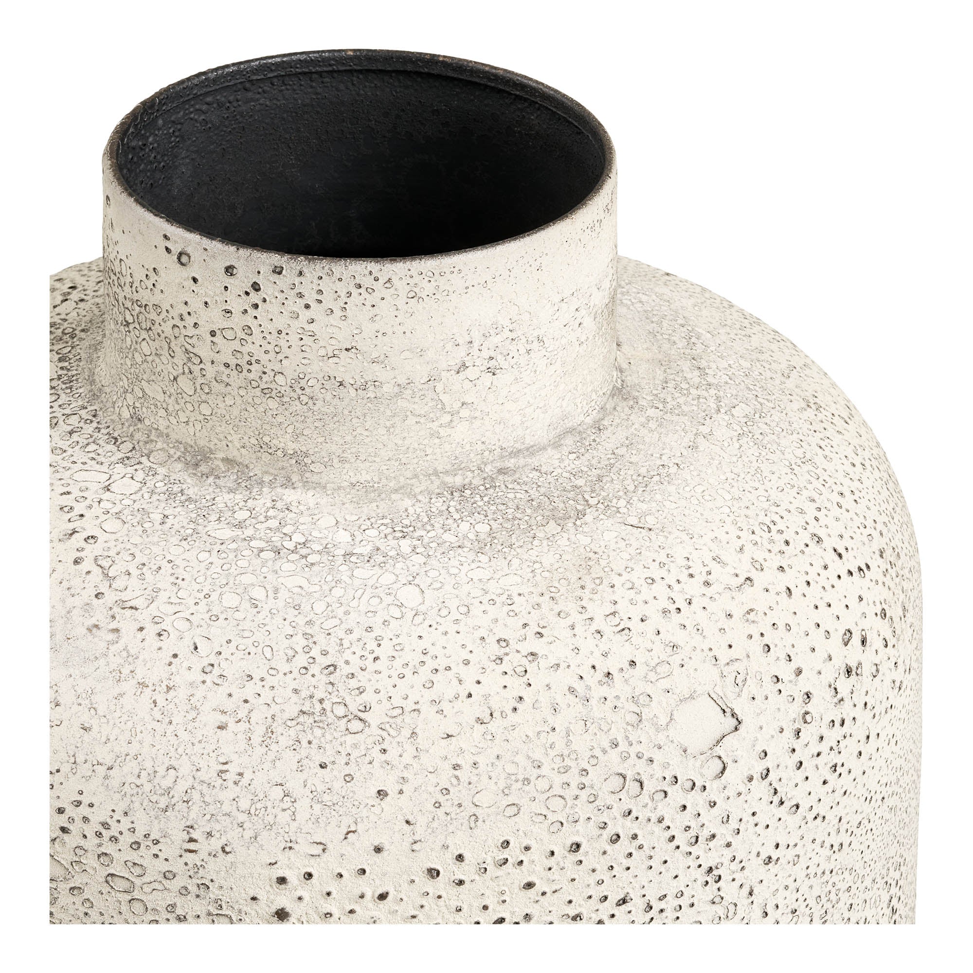 Hou Decorative Pot - Decorative pot, metal, antique beige ø24x78.5 cm