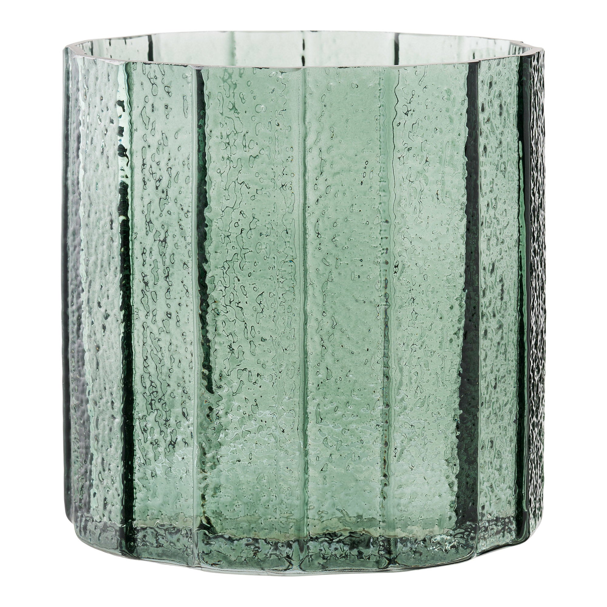 Blumentopf - Blumentopf, Glas, Moosgrün, ø15x15 cm