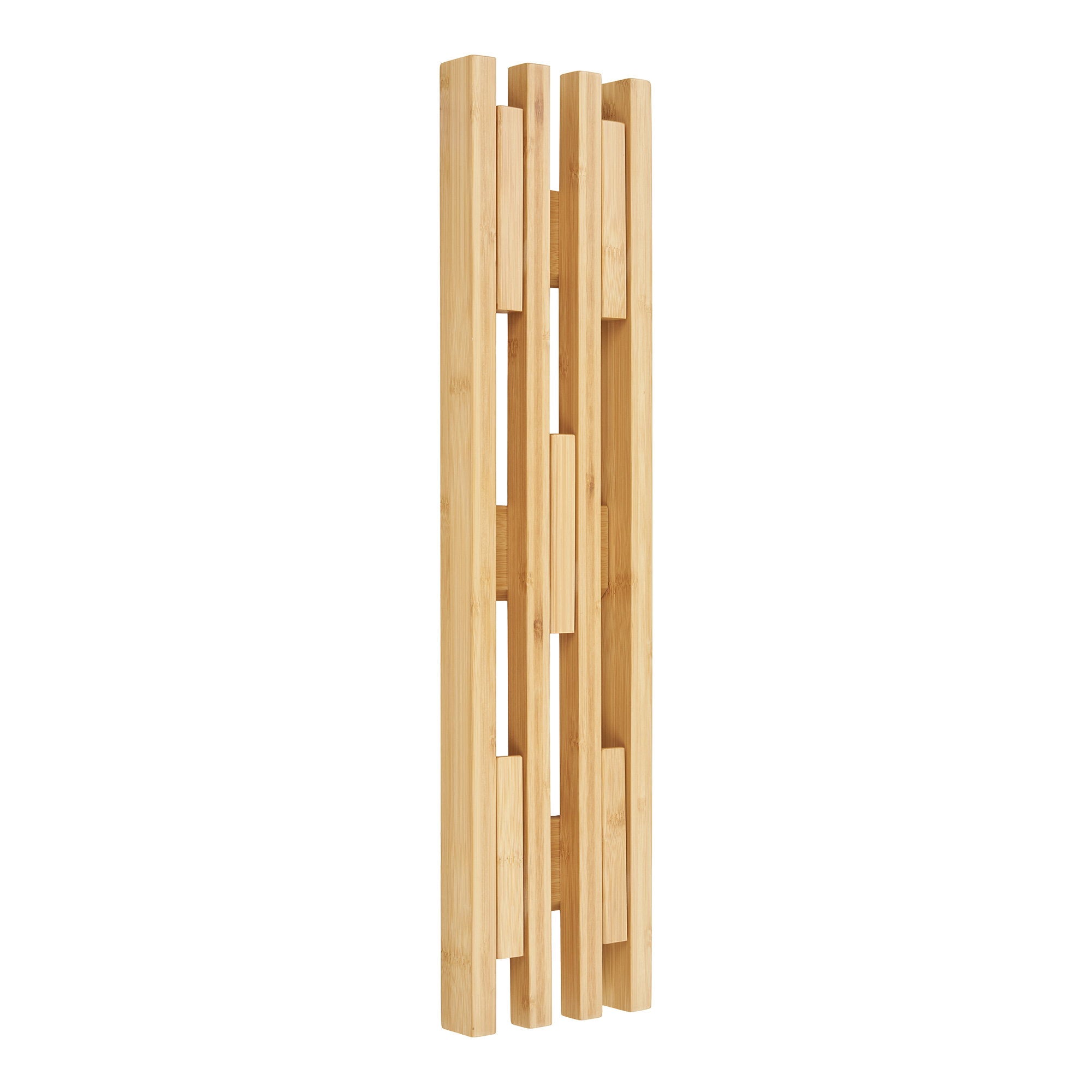 Ember Coat Rack - Coat rack, bamboo, natural 14x60 cm