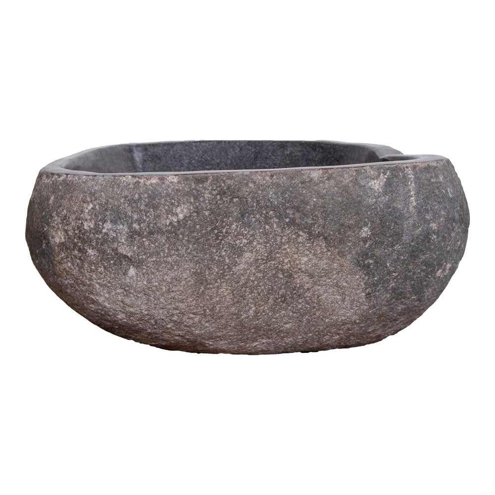 Donau Riverstone Waschbecken - Waschbecken, Flussstein, Natur 35x40x15 cm