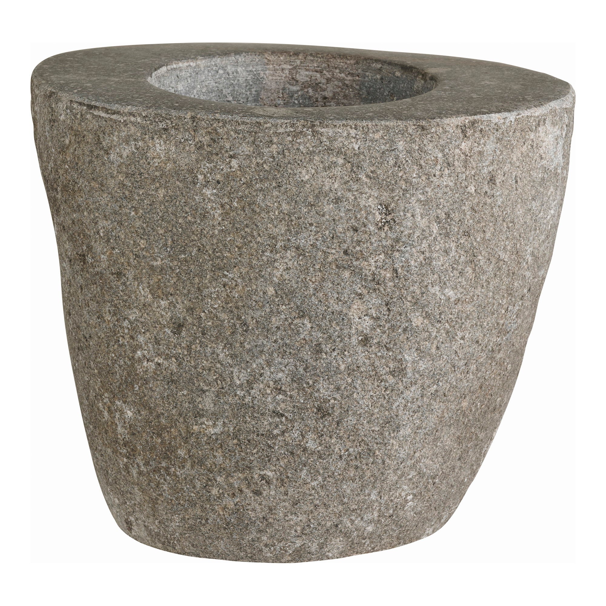 Gara Storrage Jar - Storrage jar, riverstone, natural 9x10,5x10 cm