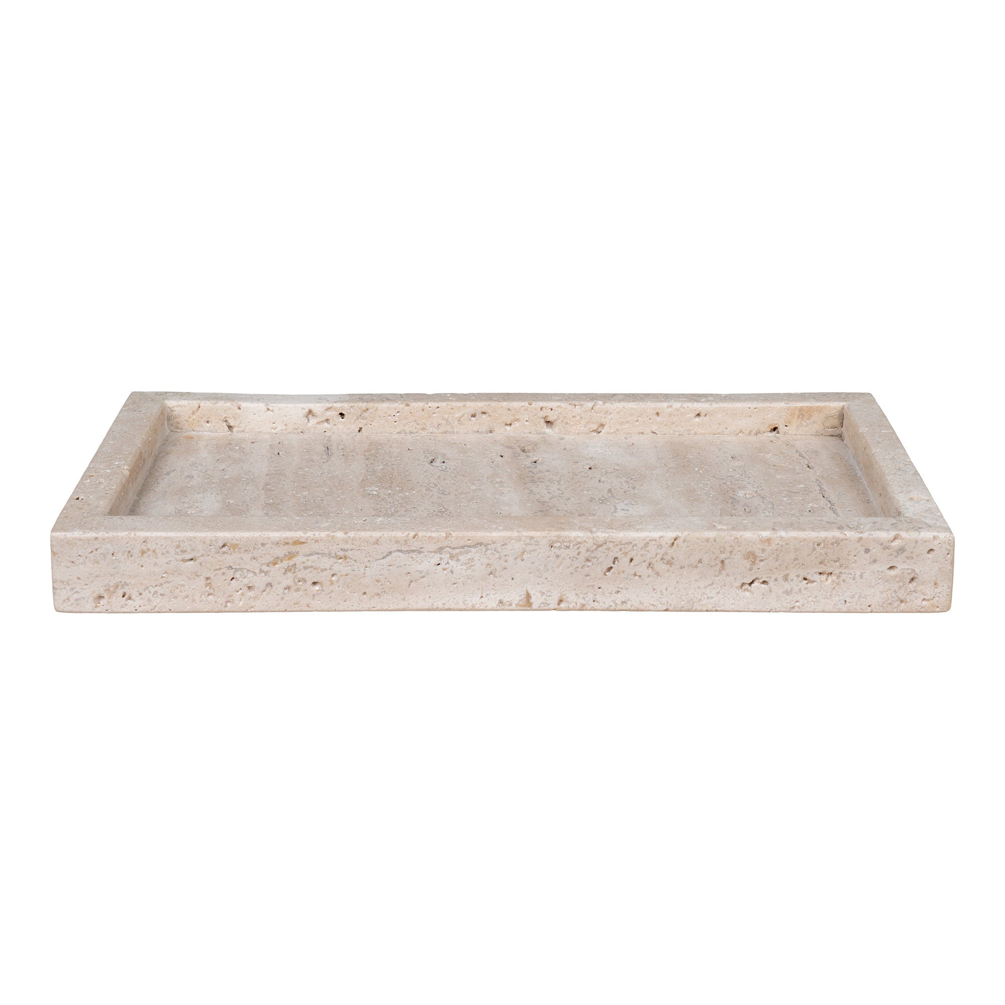 Tray - <p>Tray, travertine, natural, 30,5x15 cm</p>