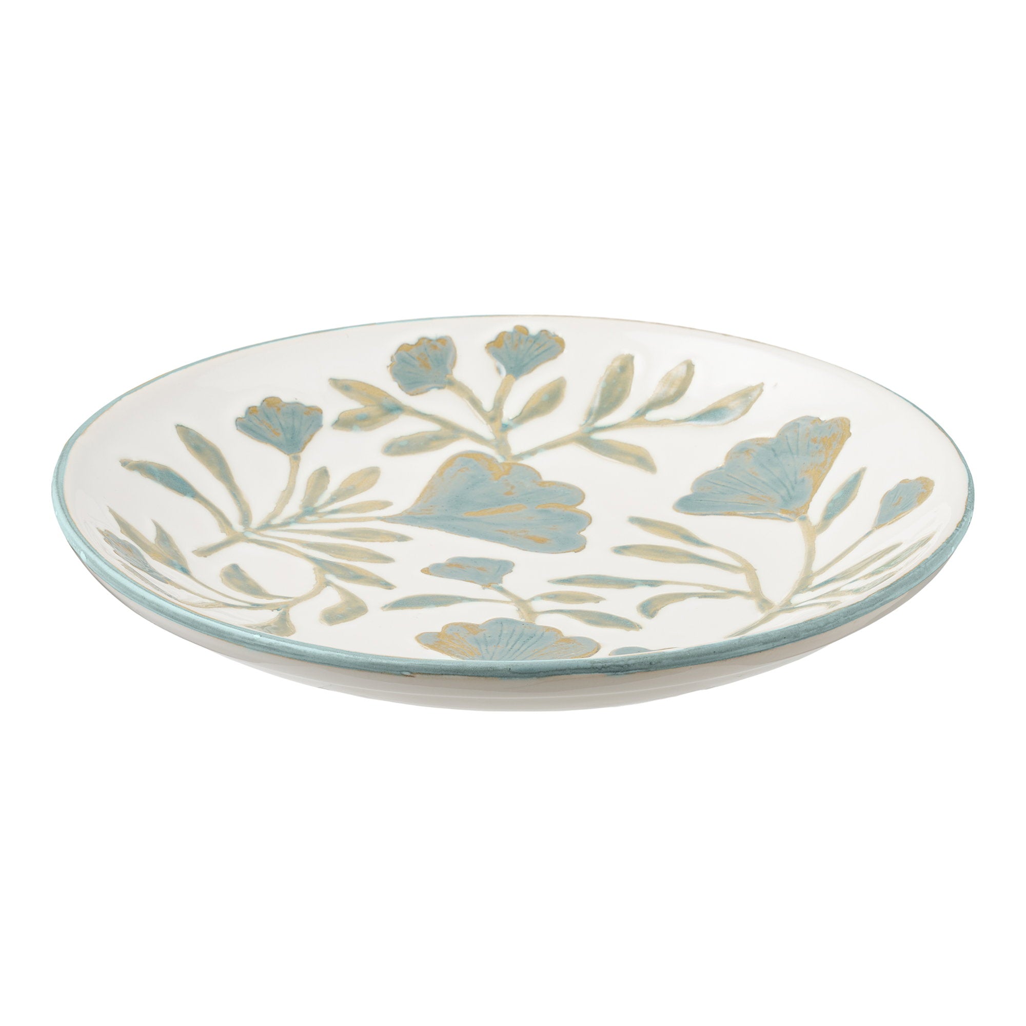 Tray - Tray, ceramic, white mix ø35,5x5 cm