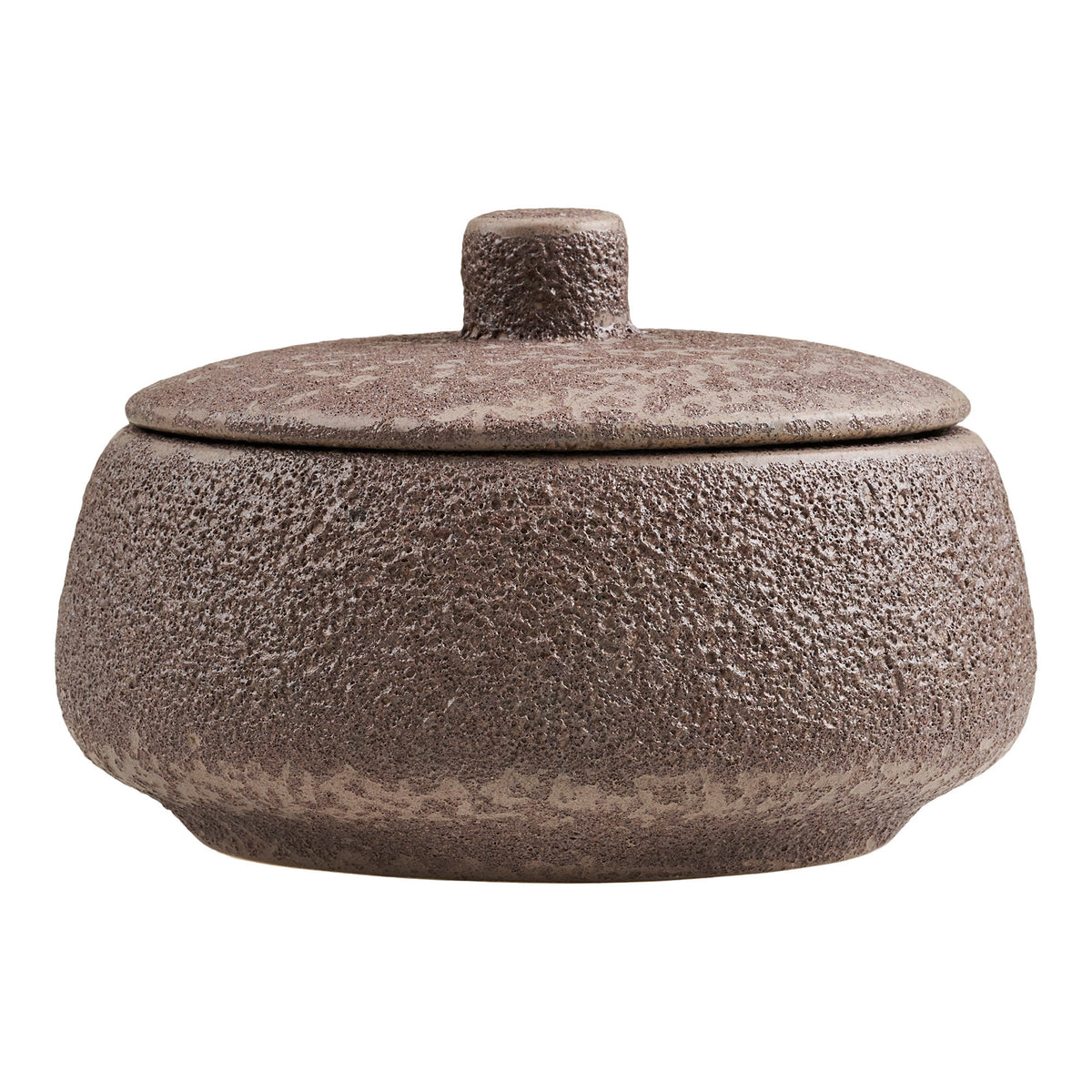 Voorraadpot Jar – keramiek, bruin, ø15x9,5 cm