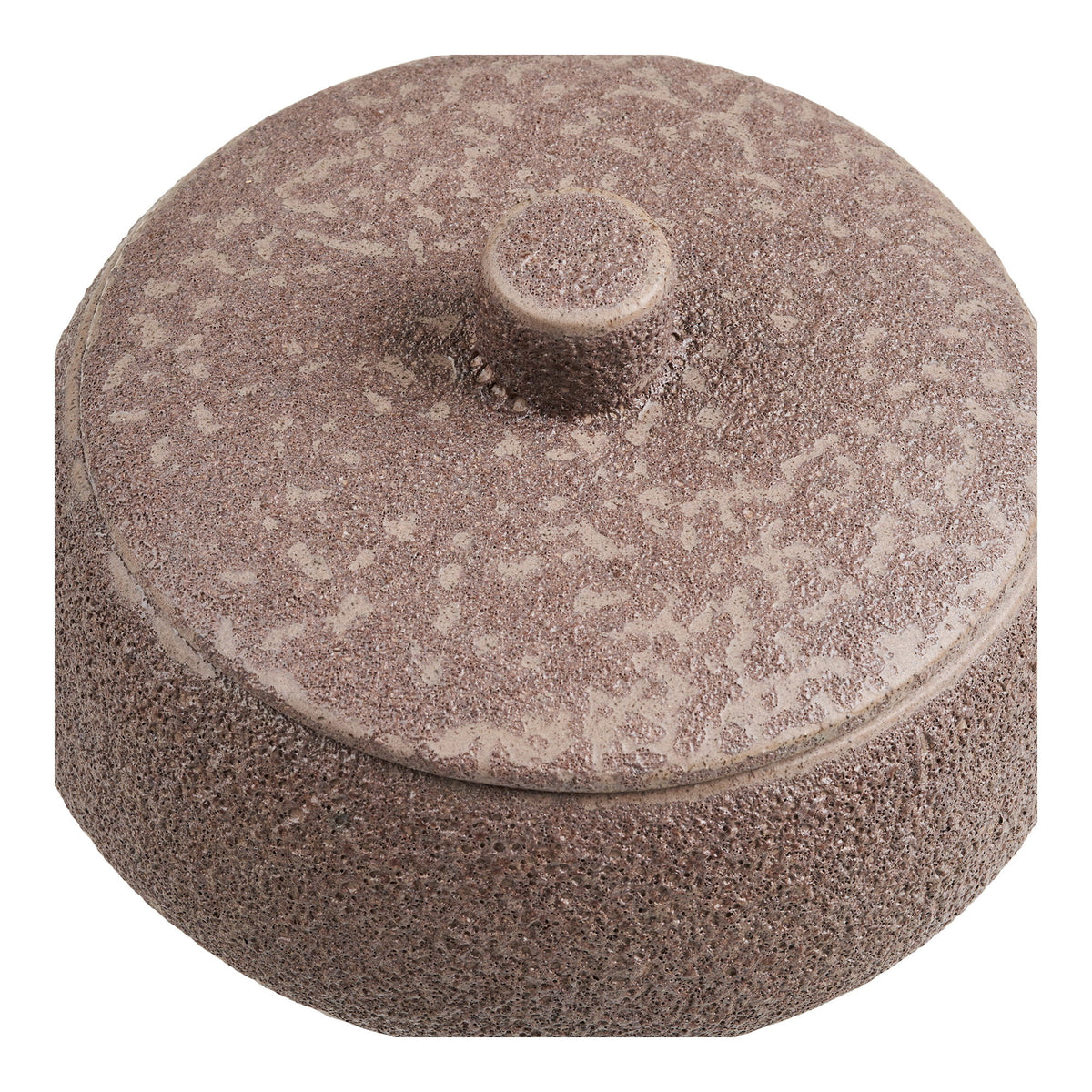Voorraadpot Jar – keramiek, bruin, ø15x9,5 cm