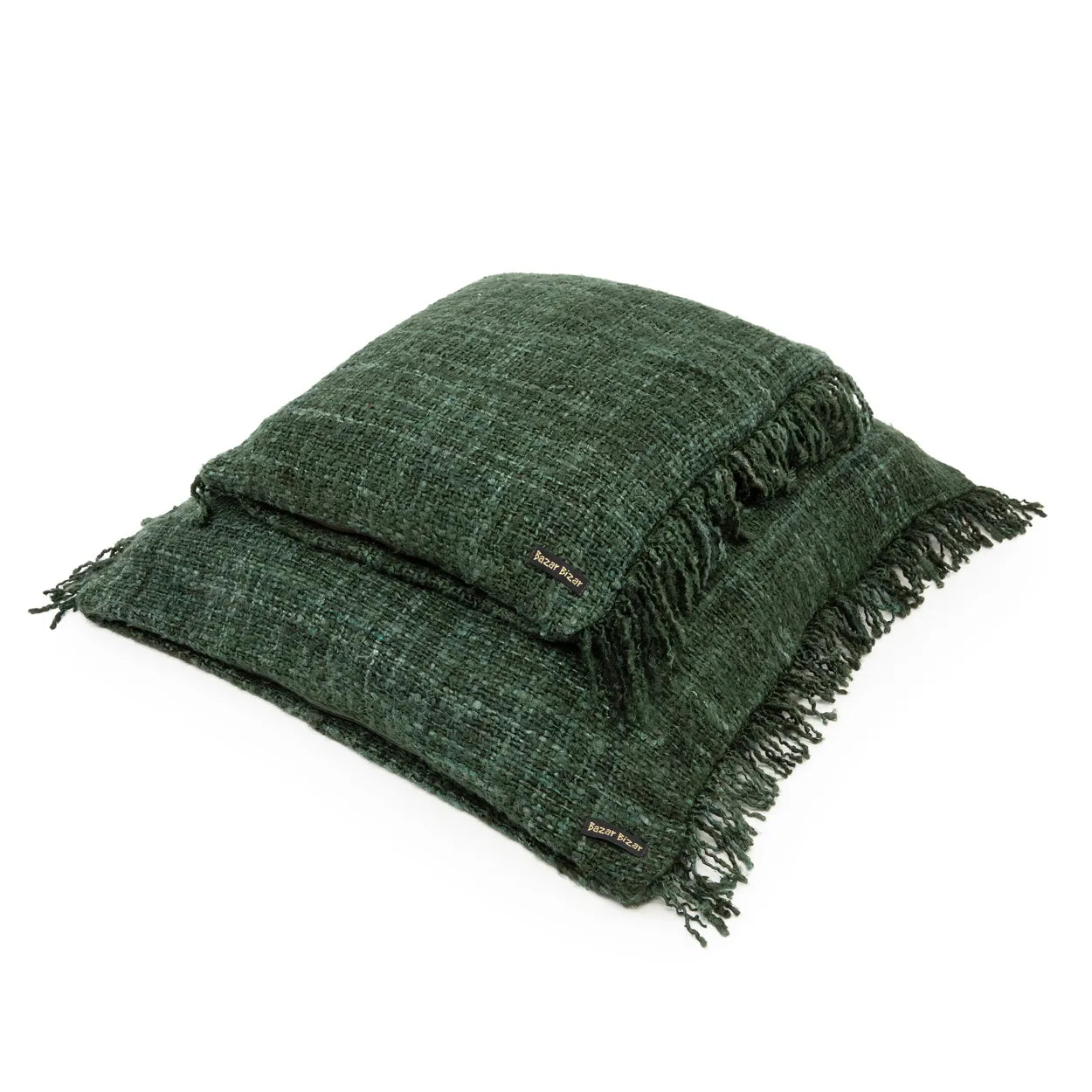 Kissenbezug „The Oh My Gee“ – Waldgrün – 60 x 60