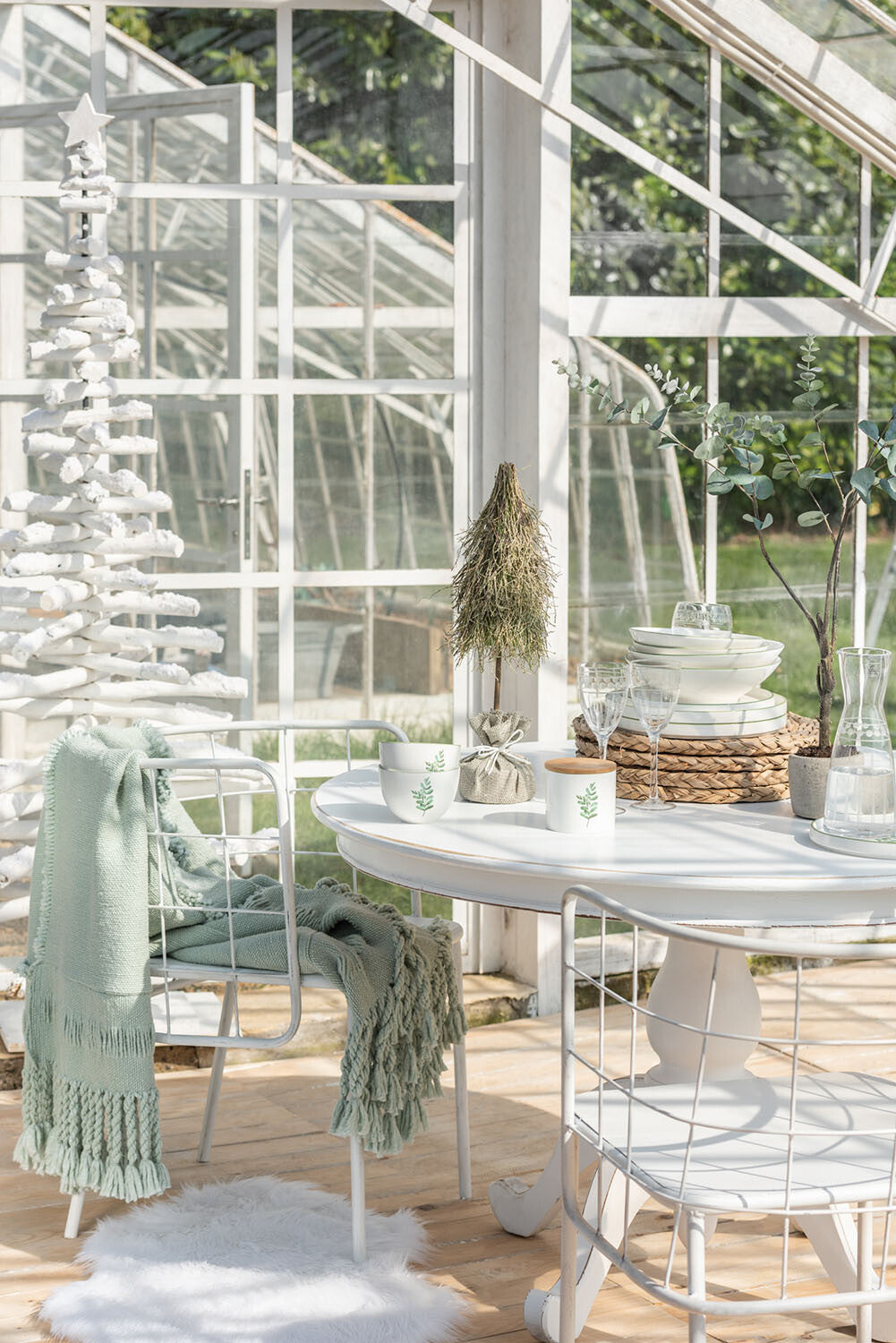 Wine Glass Ball Pattern Glass Transparent Large 8X8x24cm