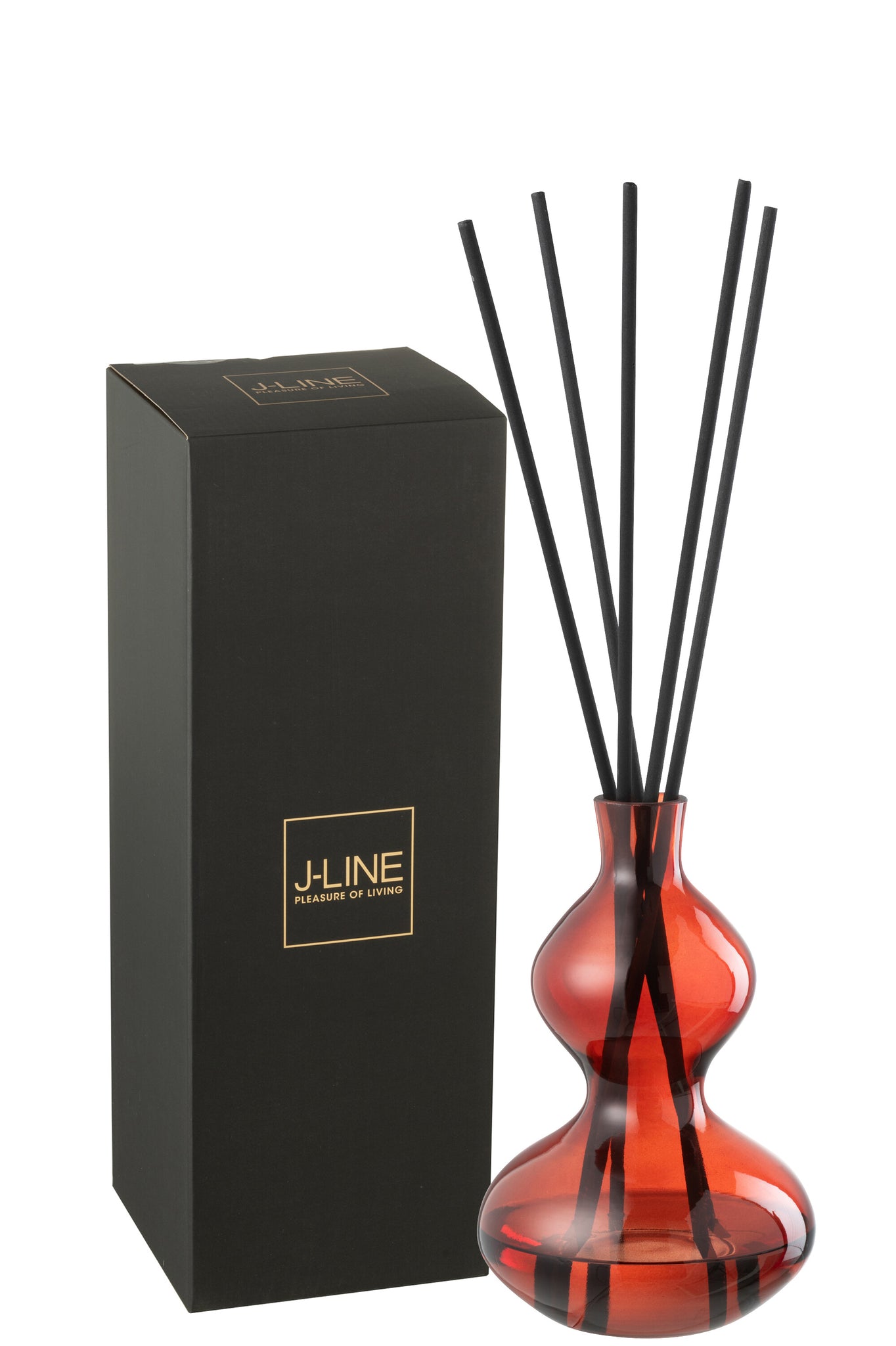 Scented Oil Olive&Frankincense Glass Red Small