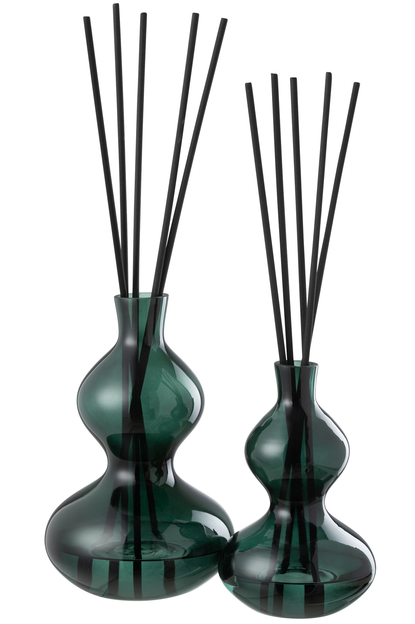 Scented Oil Cedar Breeze Glass Dark Green Large