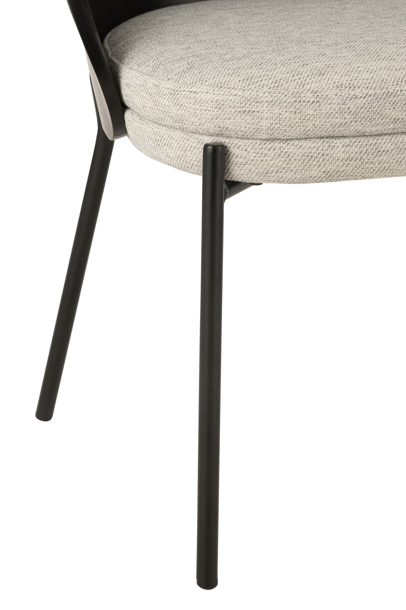 Chair Lone Ply Wood/Metal Black/Grey