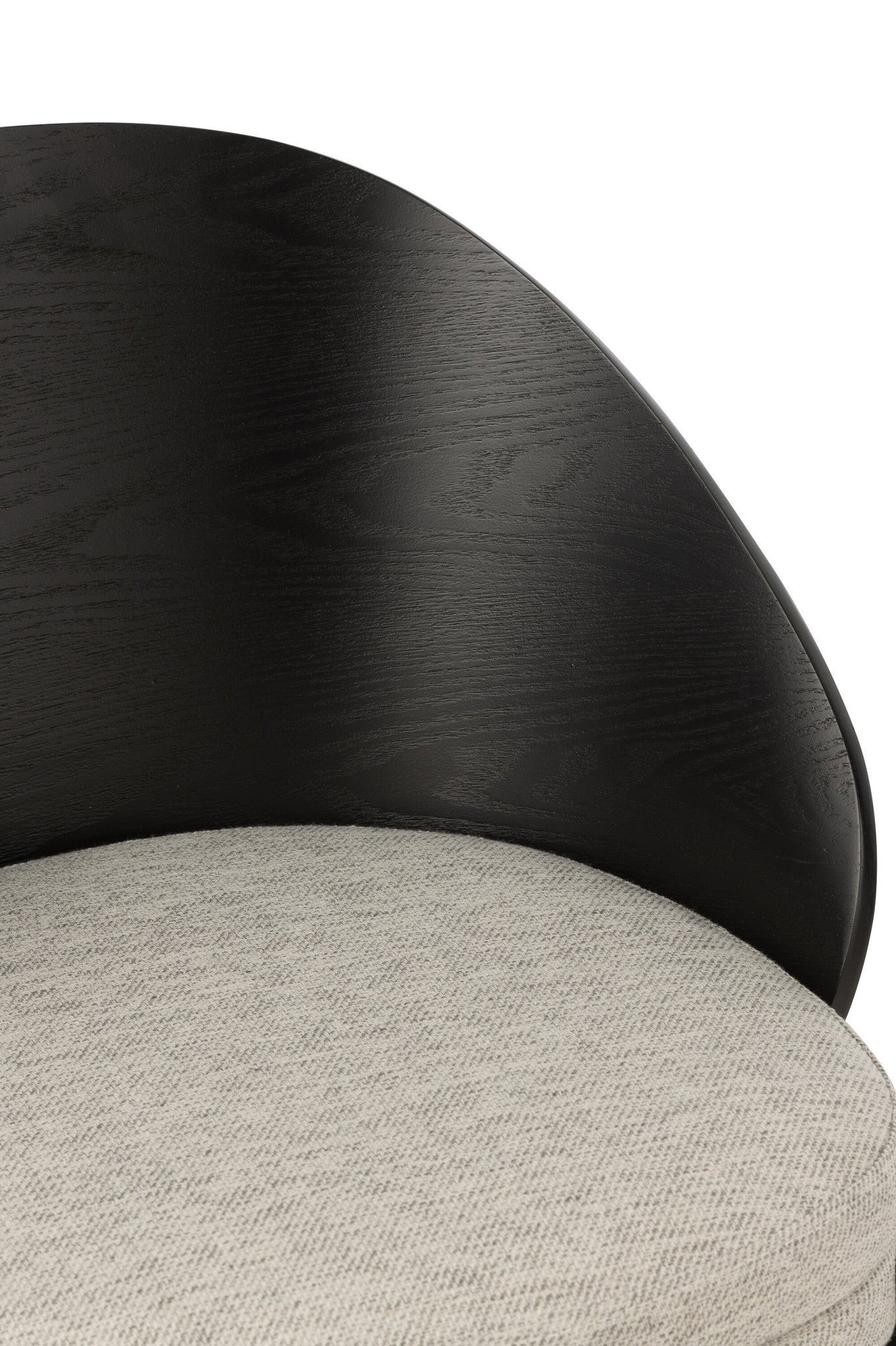Chair Lone Ply Wood/Metal Black/Grey