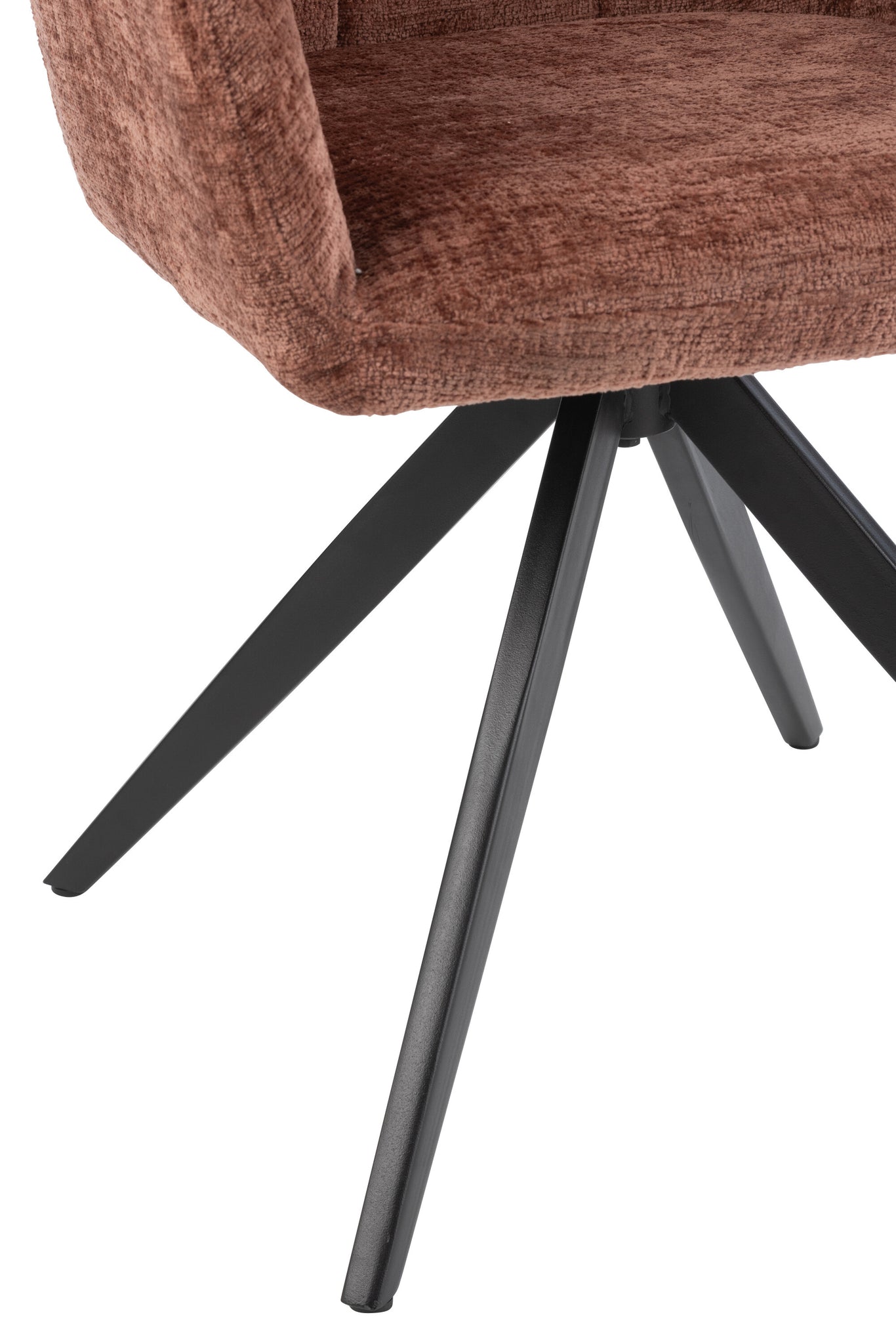 Chair Louna Iron/Acrylic Brown
