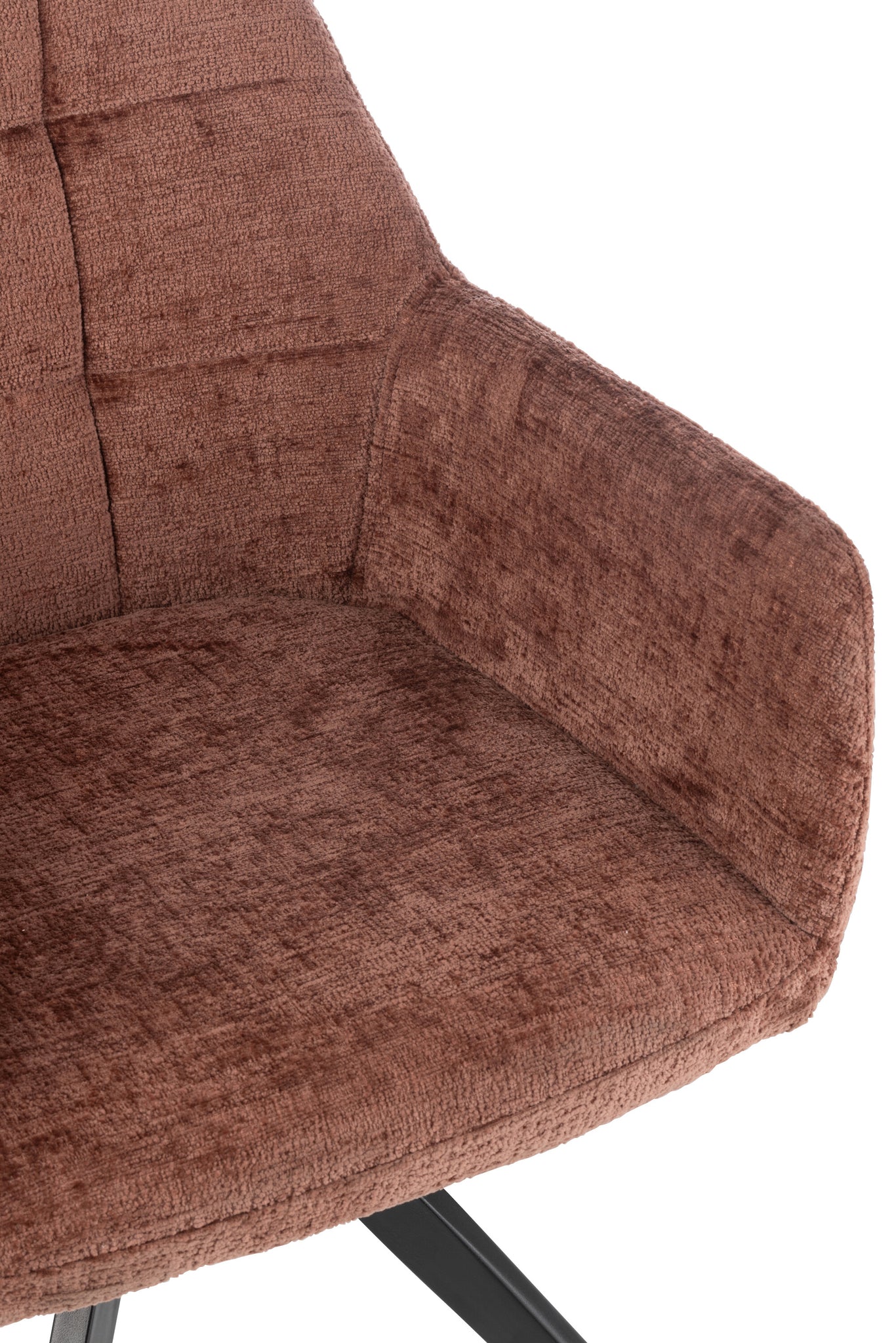 Chair Louna Iron/Acrylic Brown