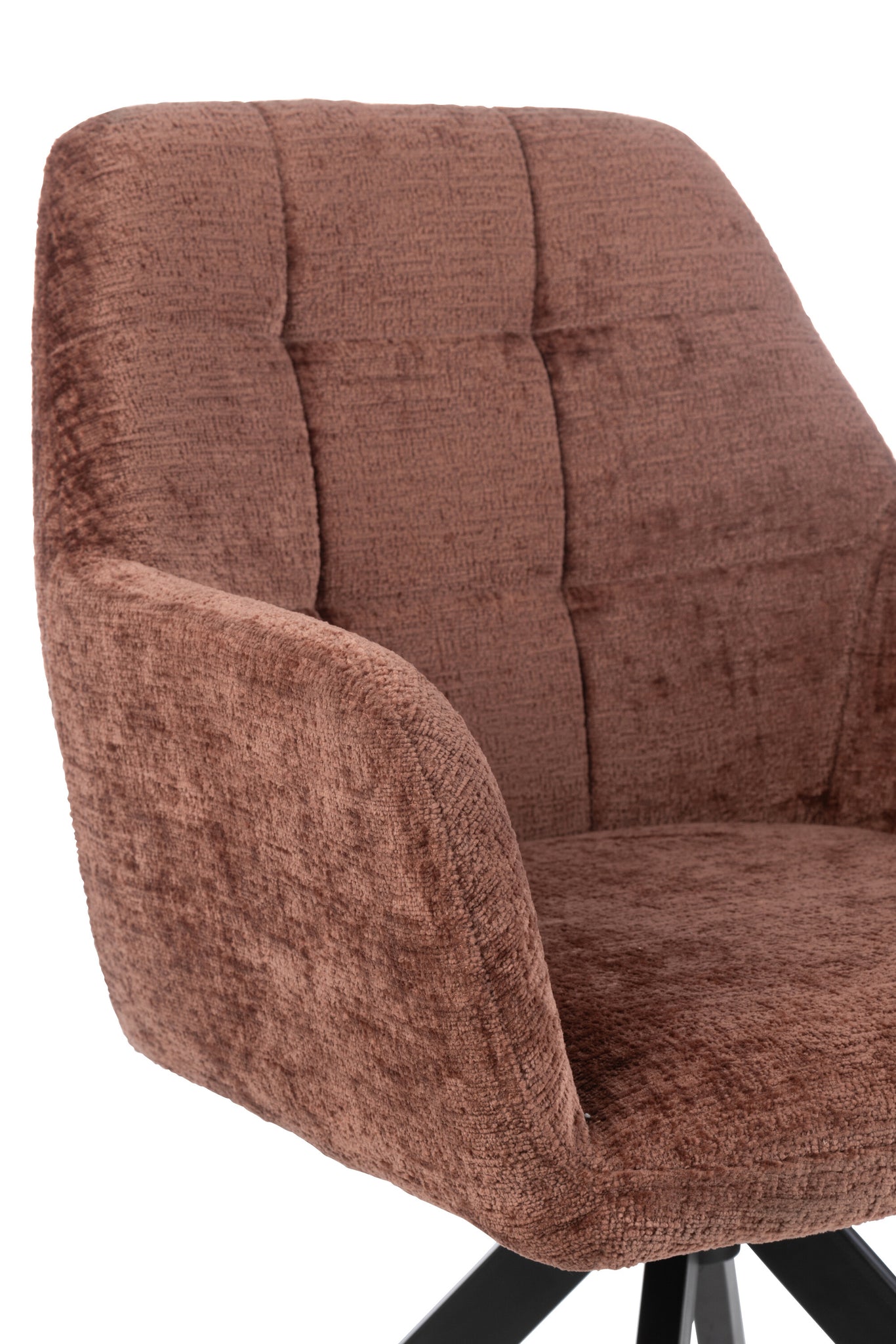Chair Louna Iron/Acrylic Brown