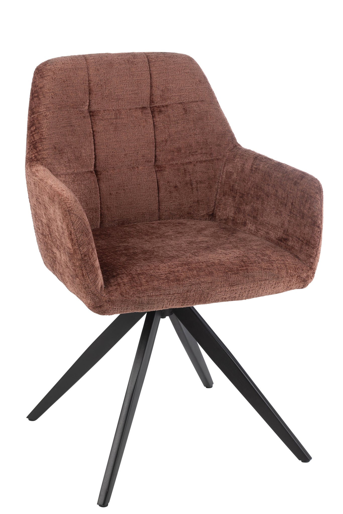 Stuhl Louna Eisen/Acryl Braun
