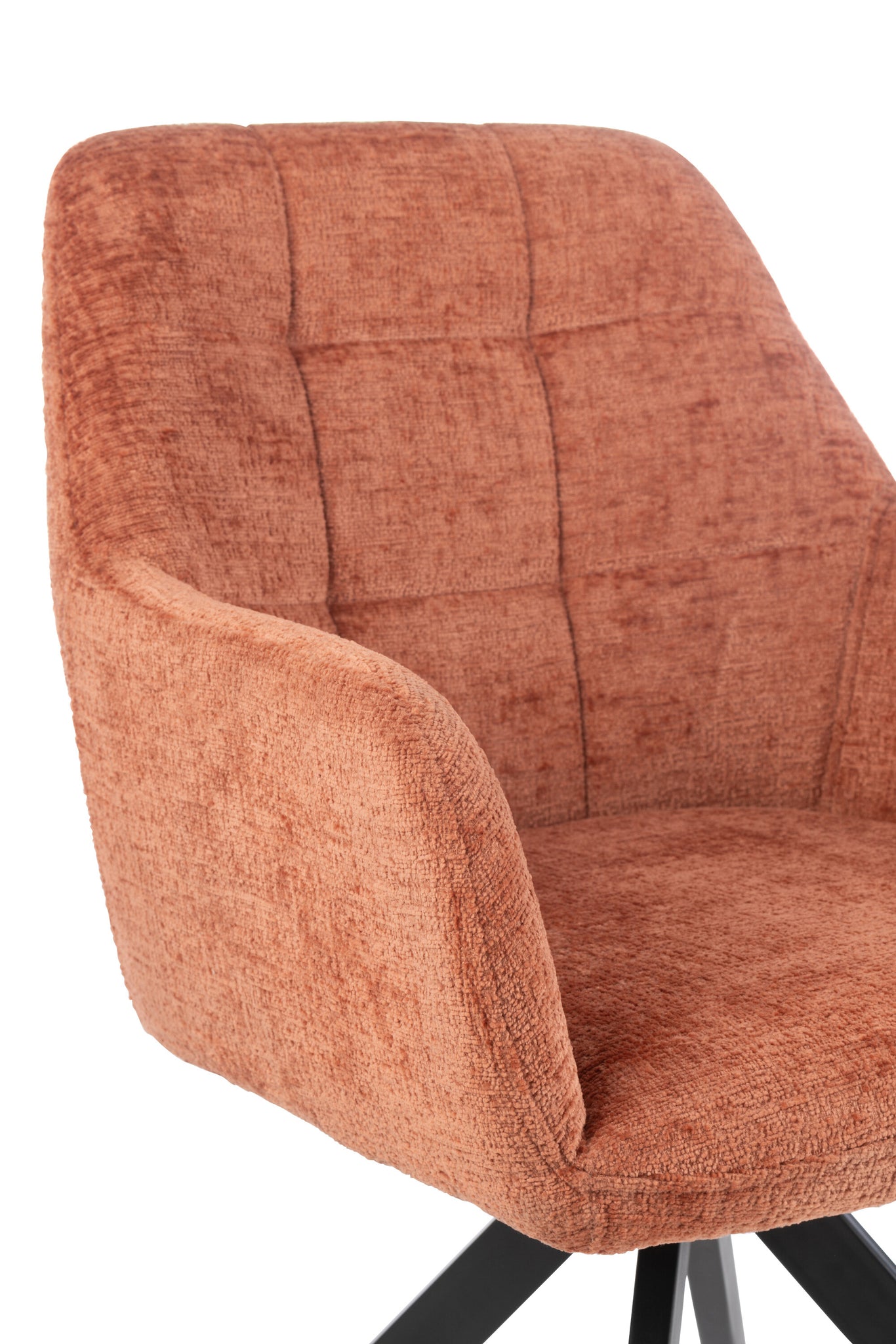 Chair Louna Iron/Acrylic Peach