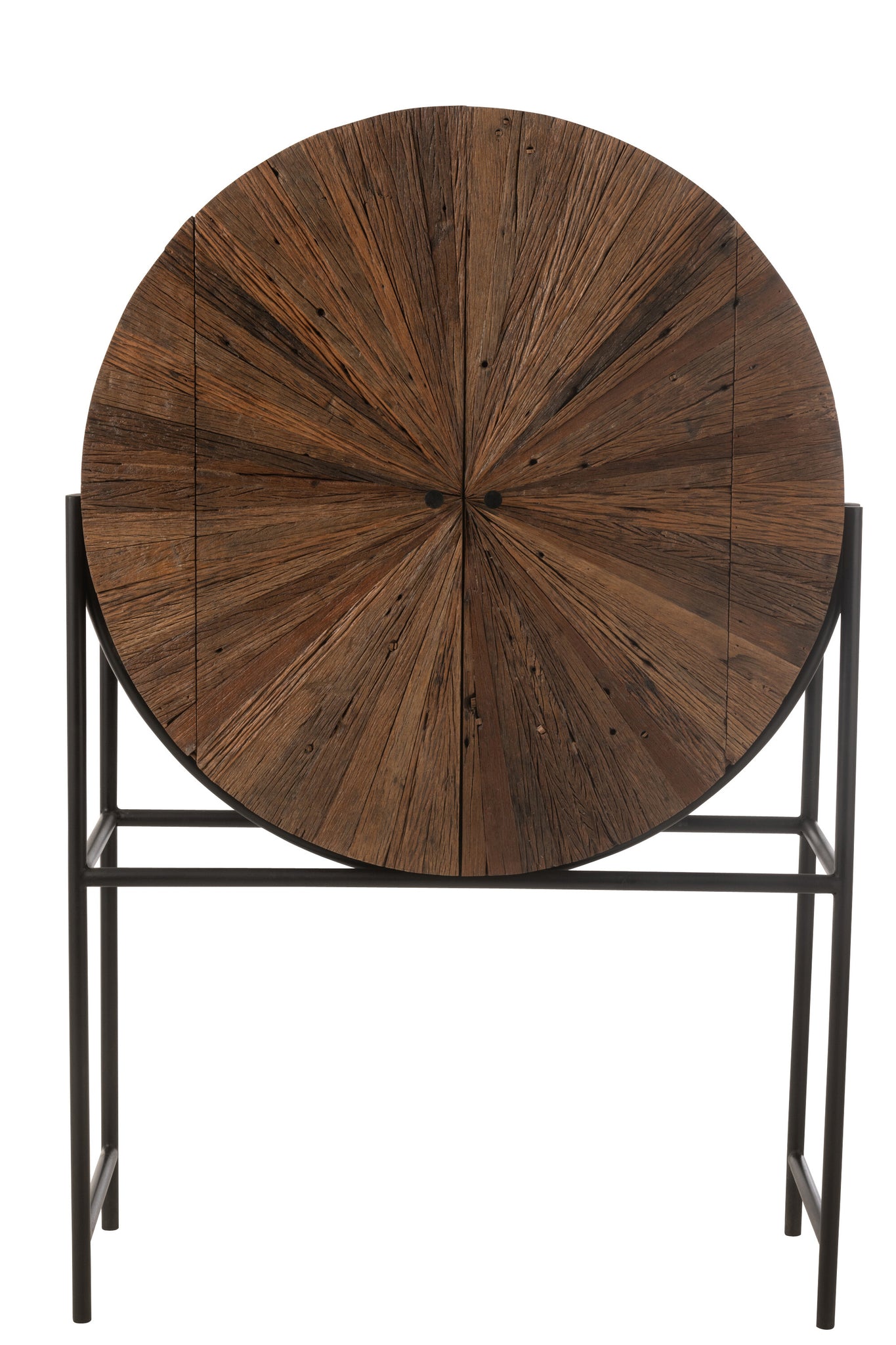 Bar Cabinet Shanil Recycled Wood/Mdf Brown/Black