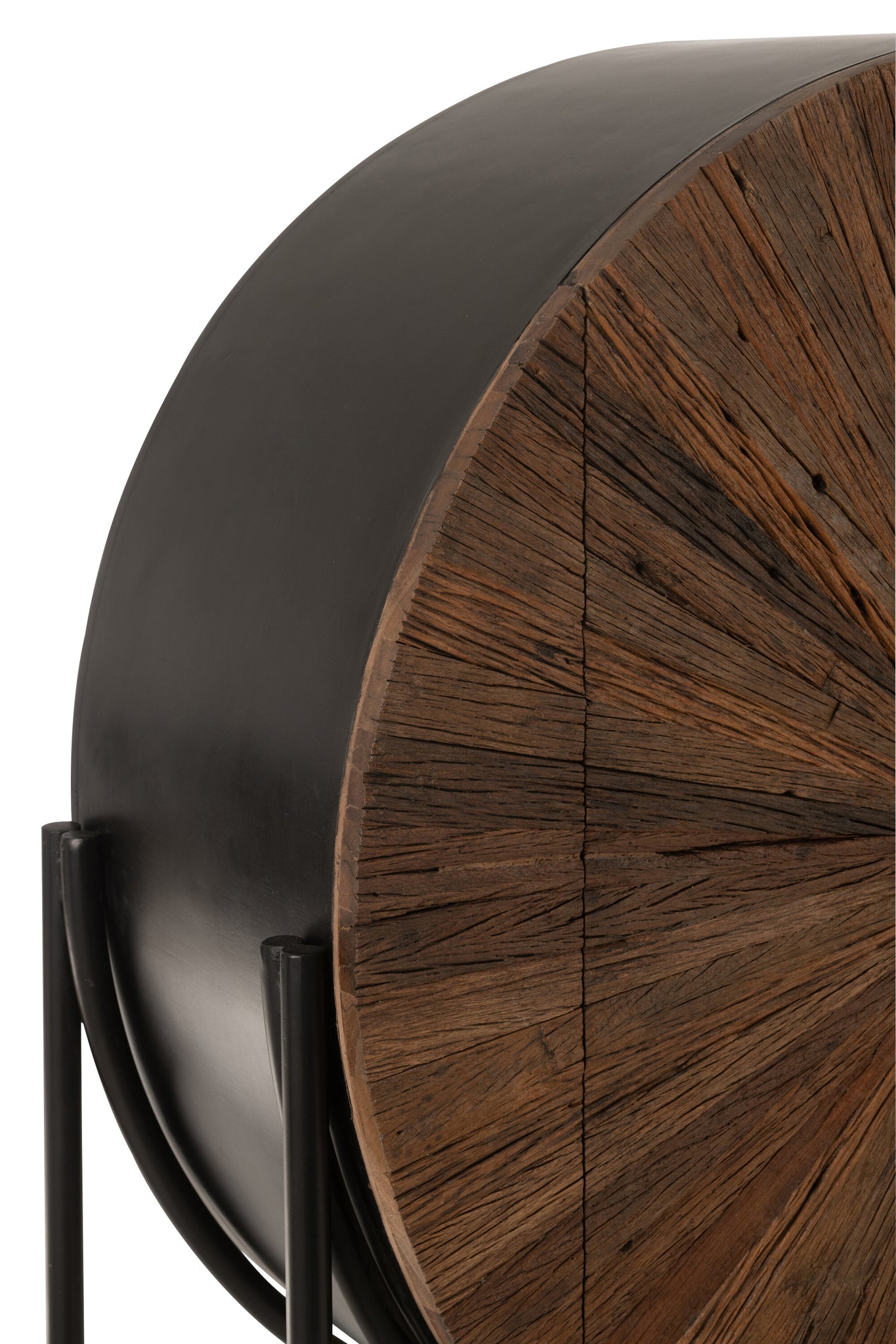 Bar Cabinet Shanil Recycled Wood/Mdf Brown/Black