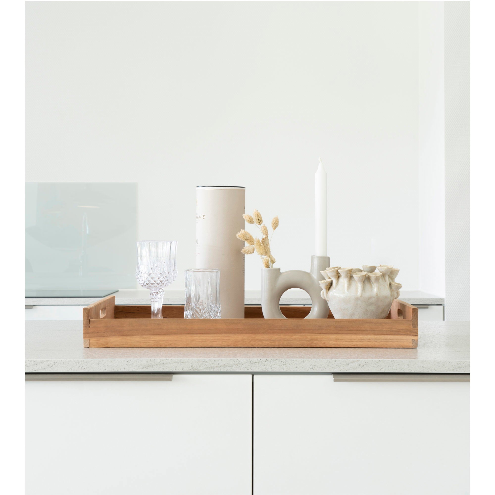 Faro Tray - Tray, teak, natural 58x38 cm