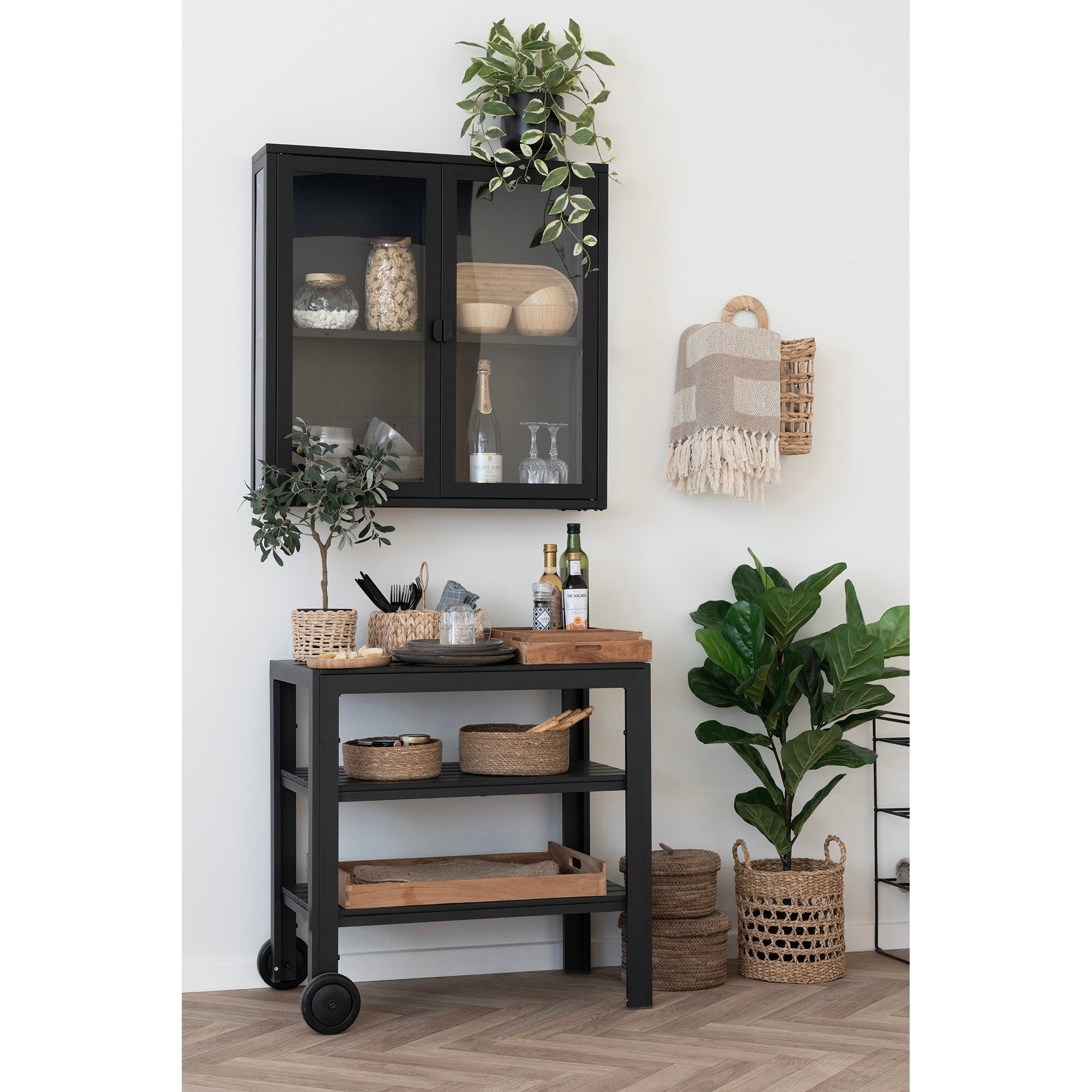 Faro Tray - Tray, teak, natural 58x38 cm