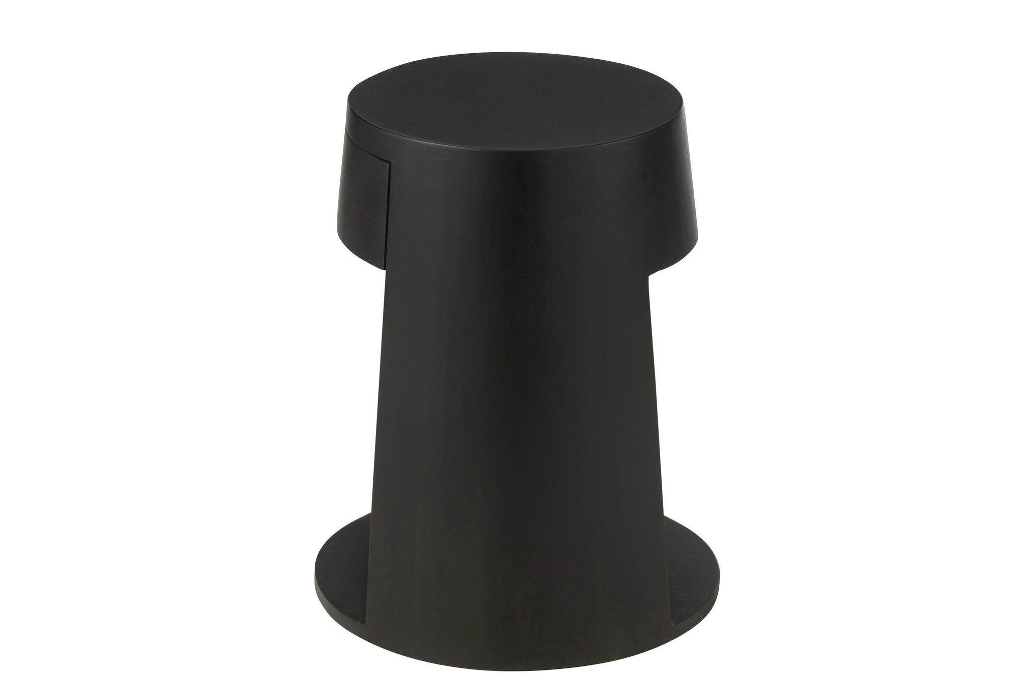 Couchtisch, Mangoholz/MDF, Schwarz