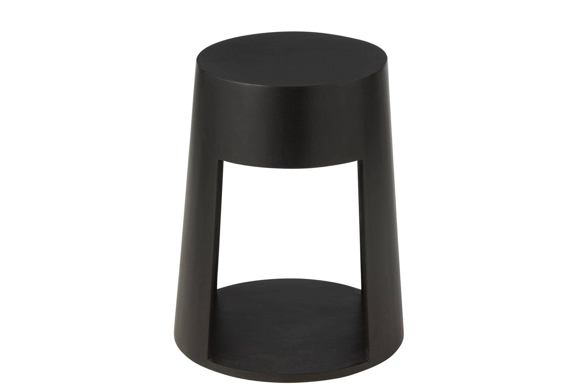 Couchtisch, Mangoholz/MDF, Schwarz