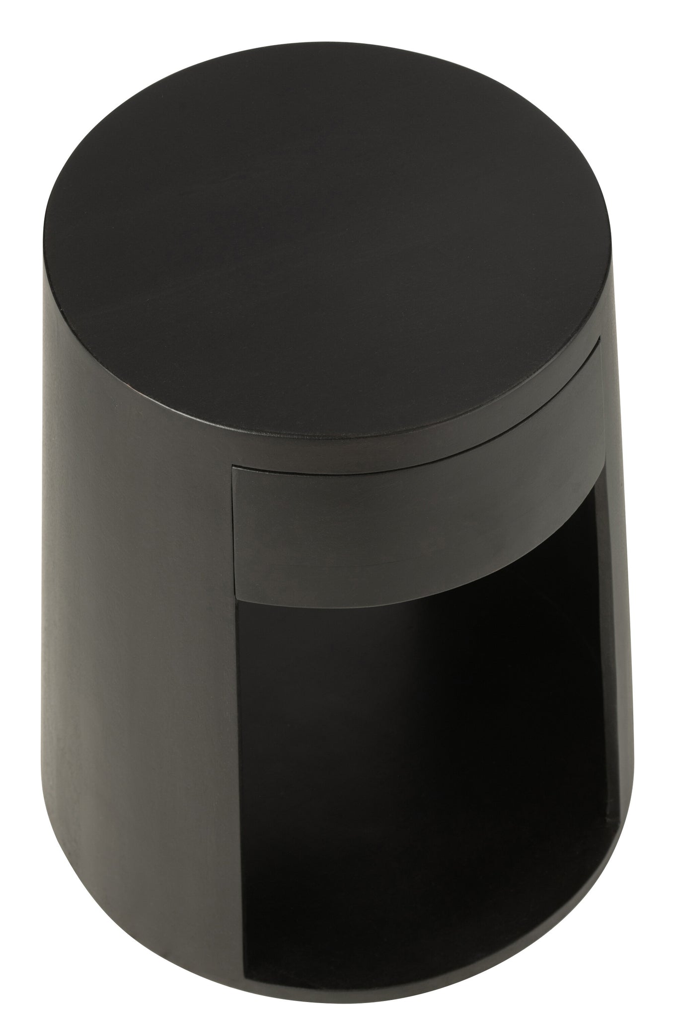 Couchtisch, Mangoholz/MDF, Schwarz