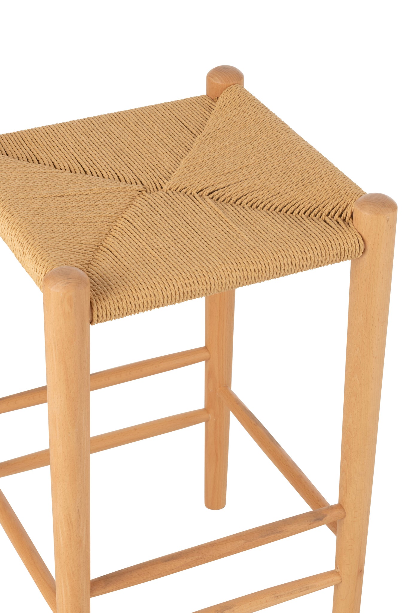 Bar Chair Orient Beech Wood/Rope Natural