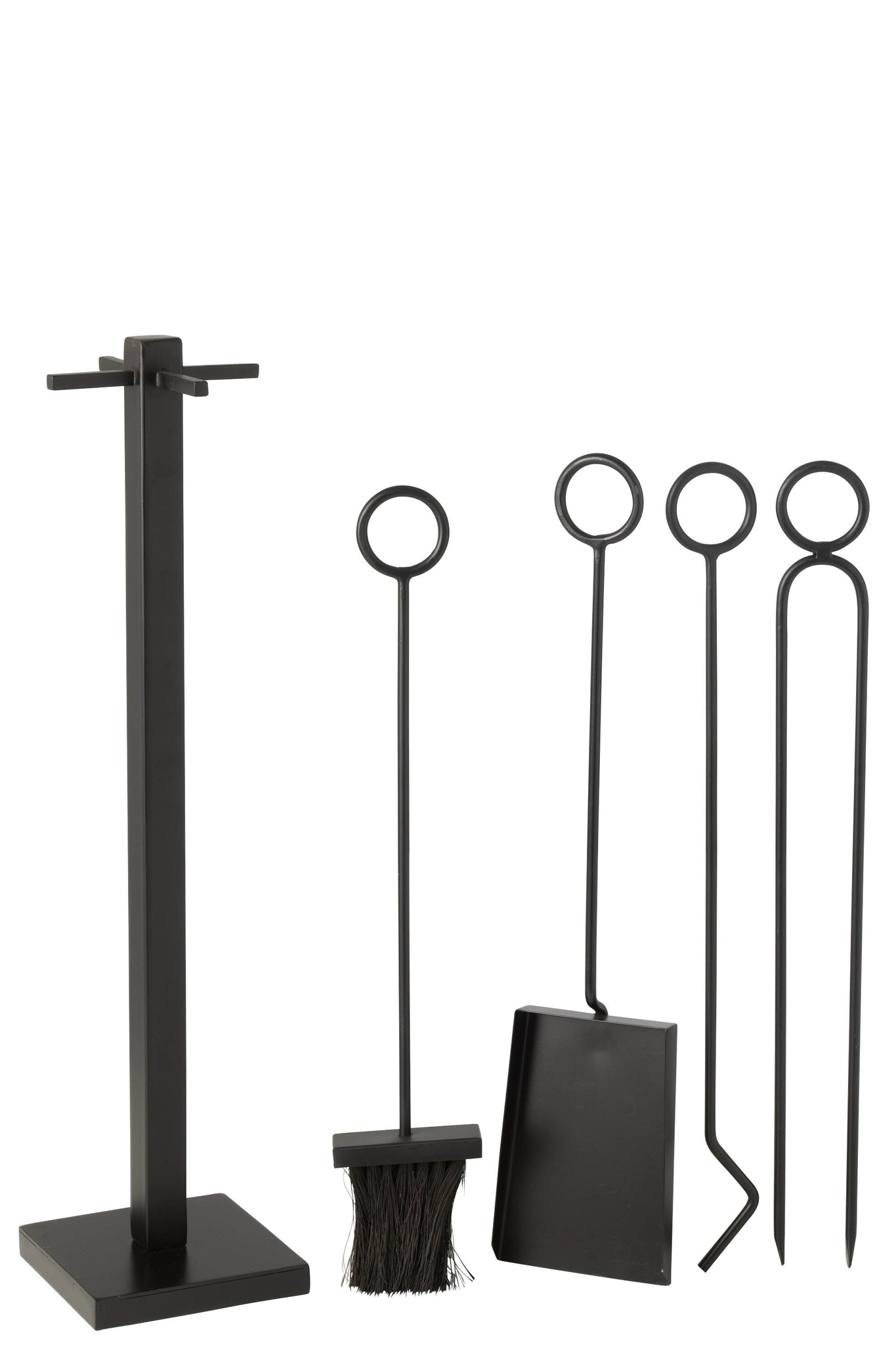Fireplace Tools Metal Noir