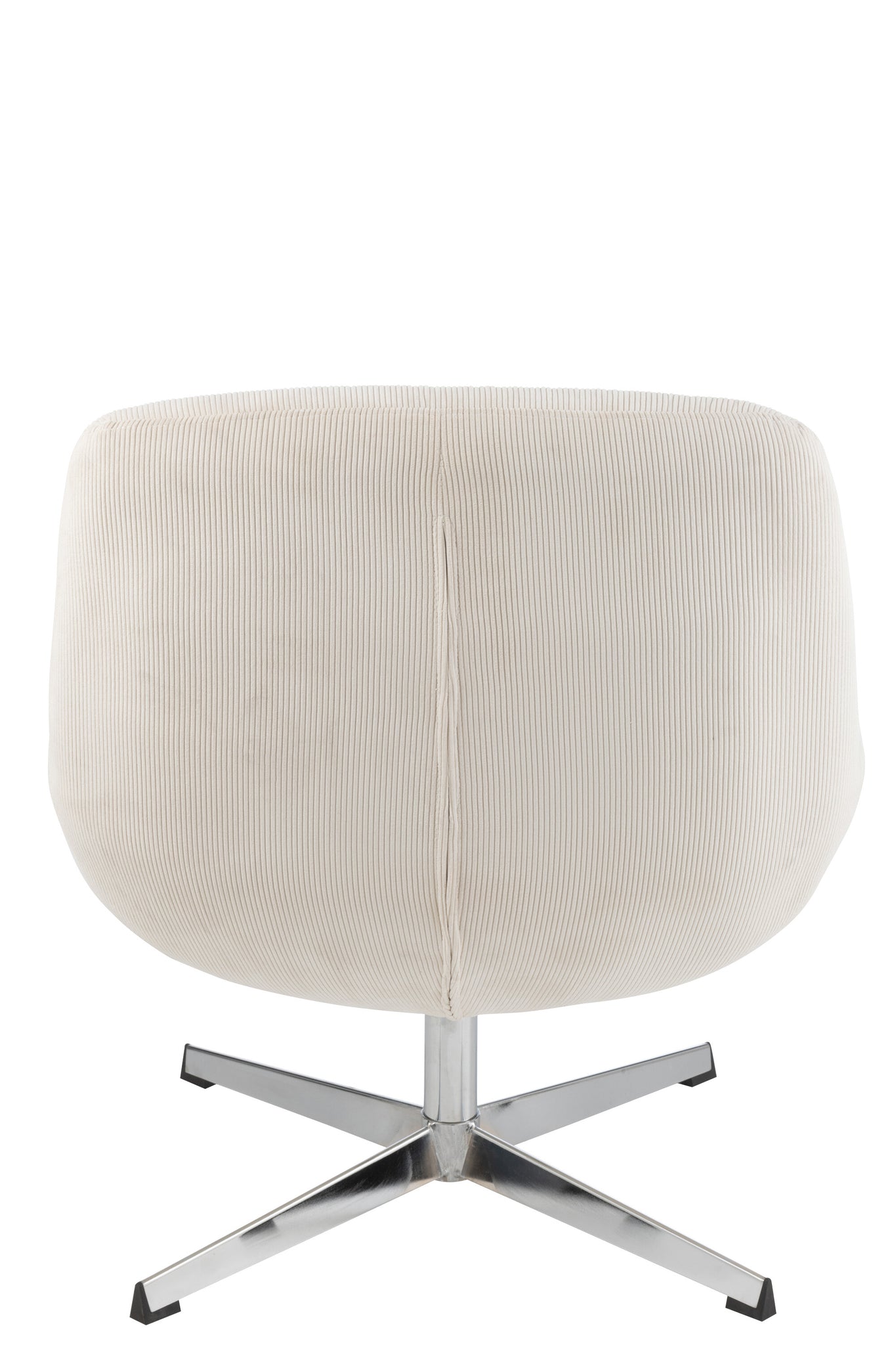 Lounge-Sessel Chill Metall/Sperrholz Creme/Silber